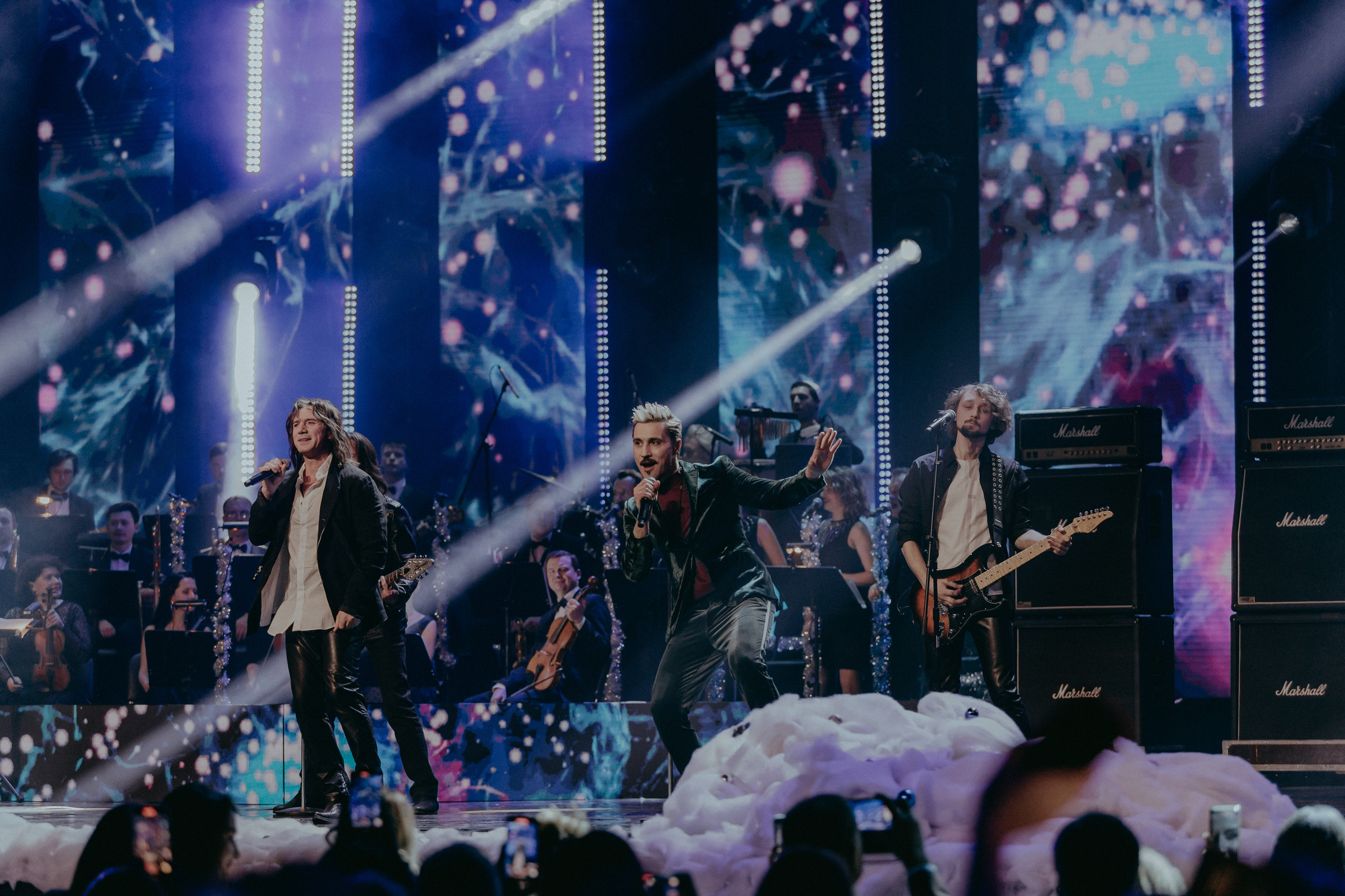 Группа "Земляне" и Дима Билан на Главном Новогоднем Концерте в Crocus City Hall в Москве