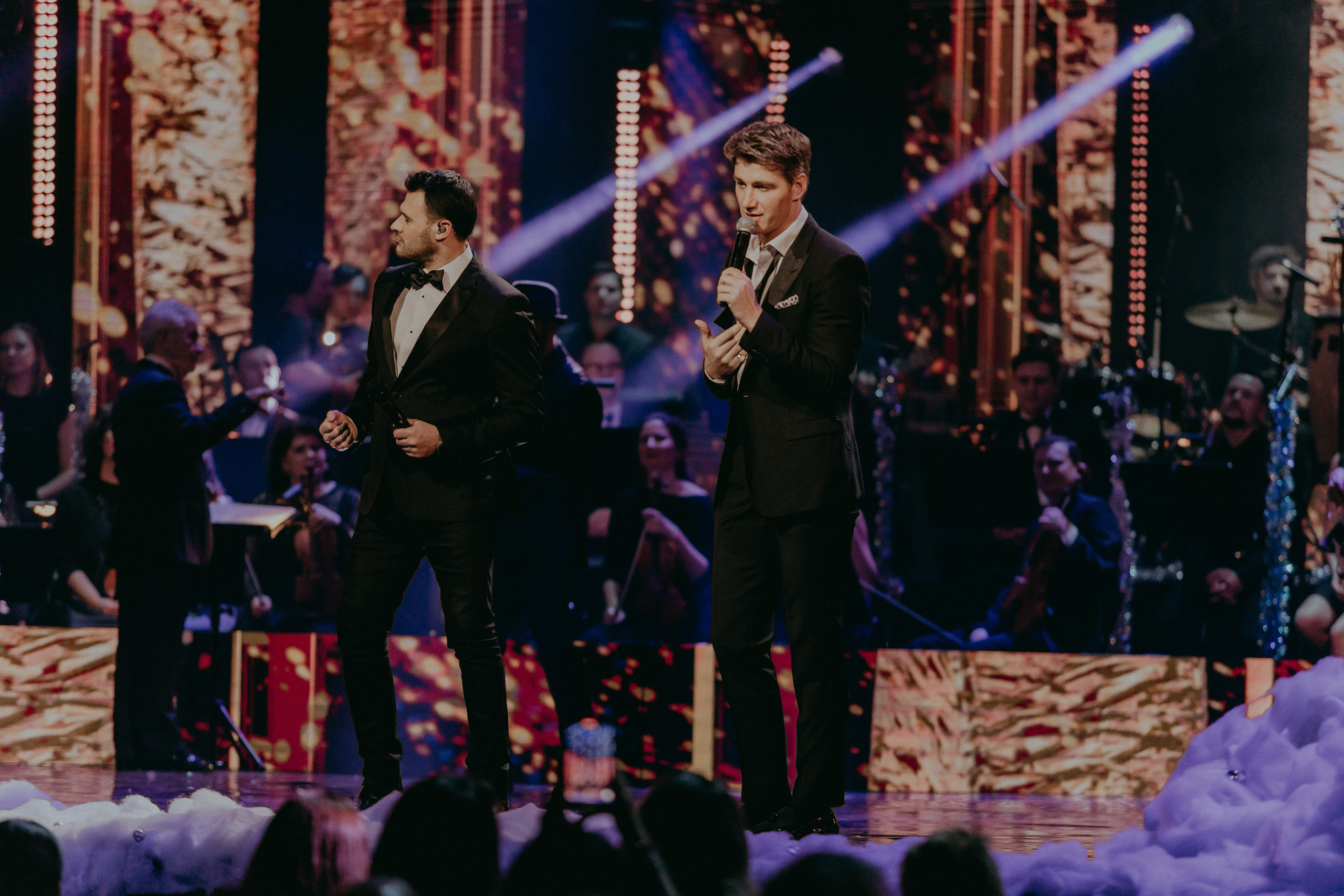 Эмин и Алексей Воробьев на Главном Новогоднем Концерте в Crocus City Hall в Москве