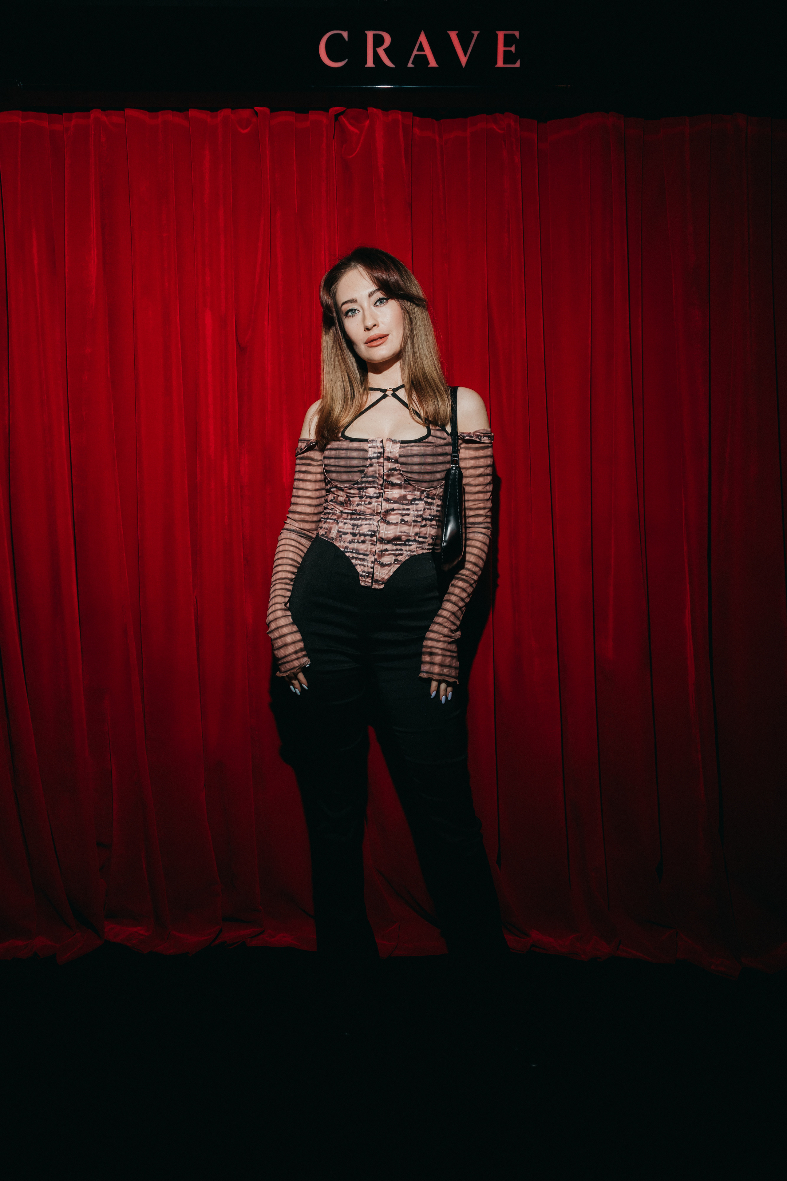 Александра Попова на премьере сериала Ночные вызовы в Москве