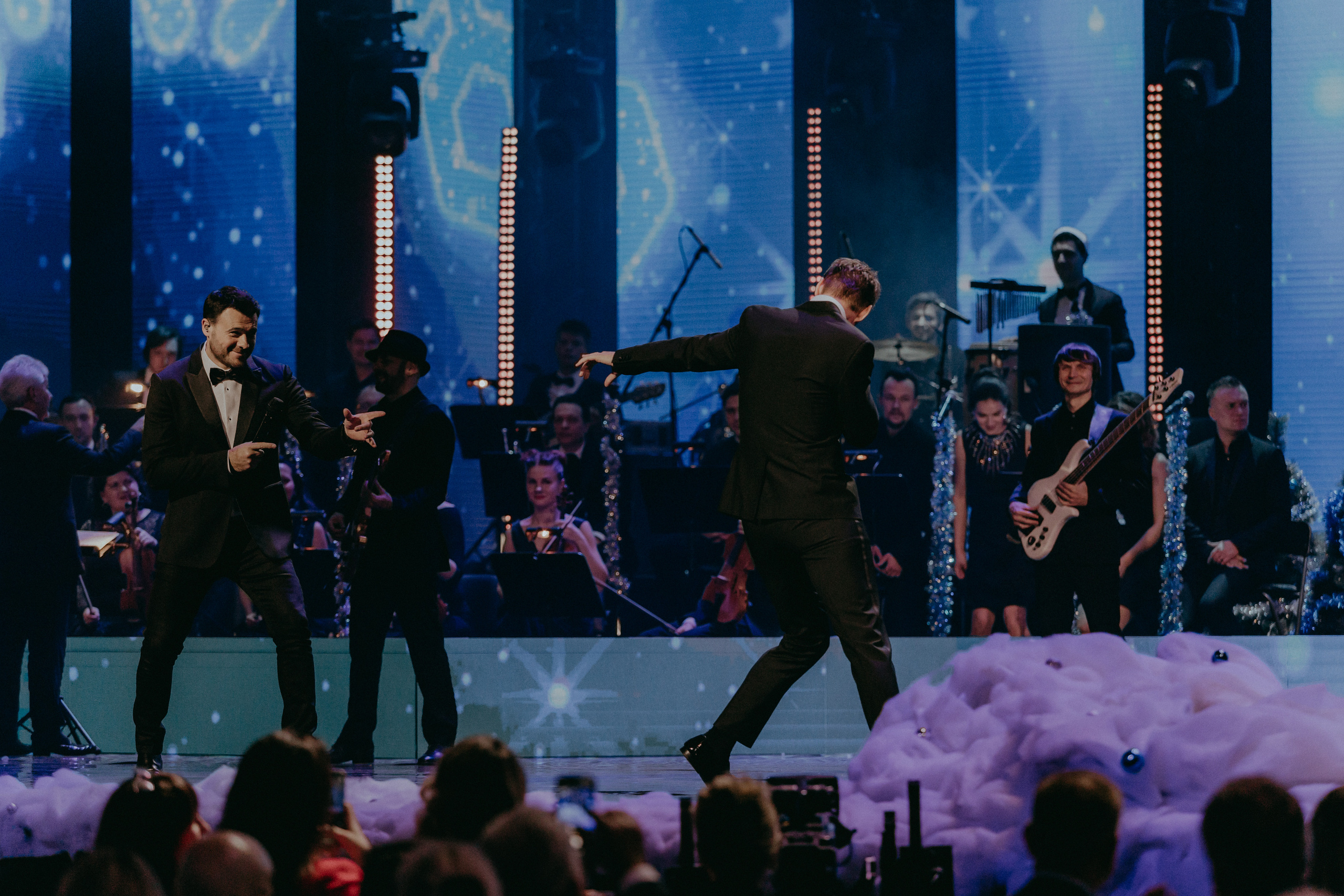 Эмин и Алексей Воробьев на Главном Новогоднем Концерте в Crocus City Hall в Москве