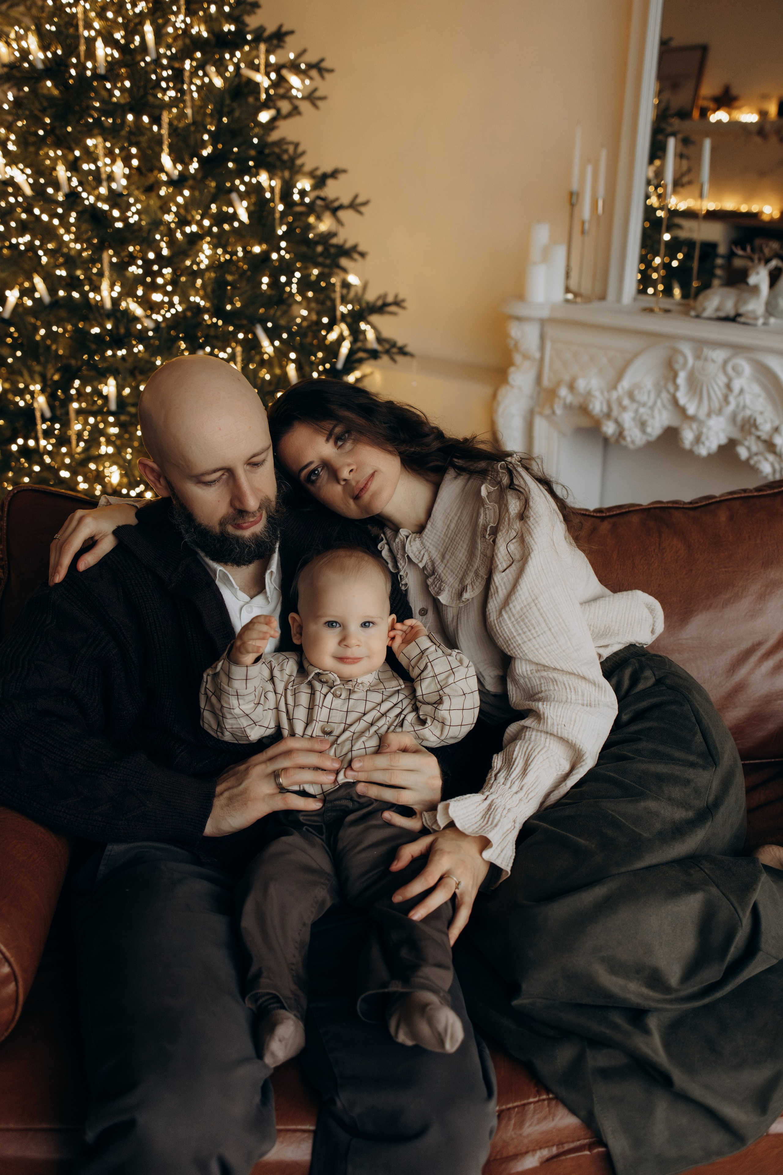 Новогодняя семейная история. Семейный фотограф Москва Юлиана Фетисова