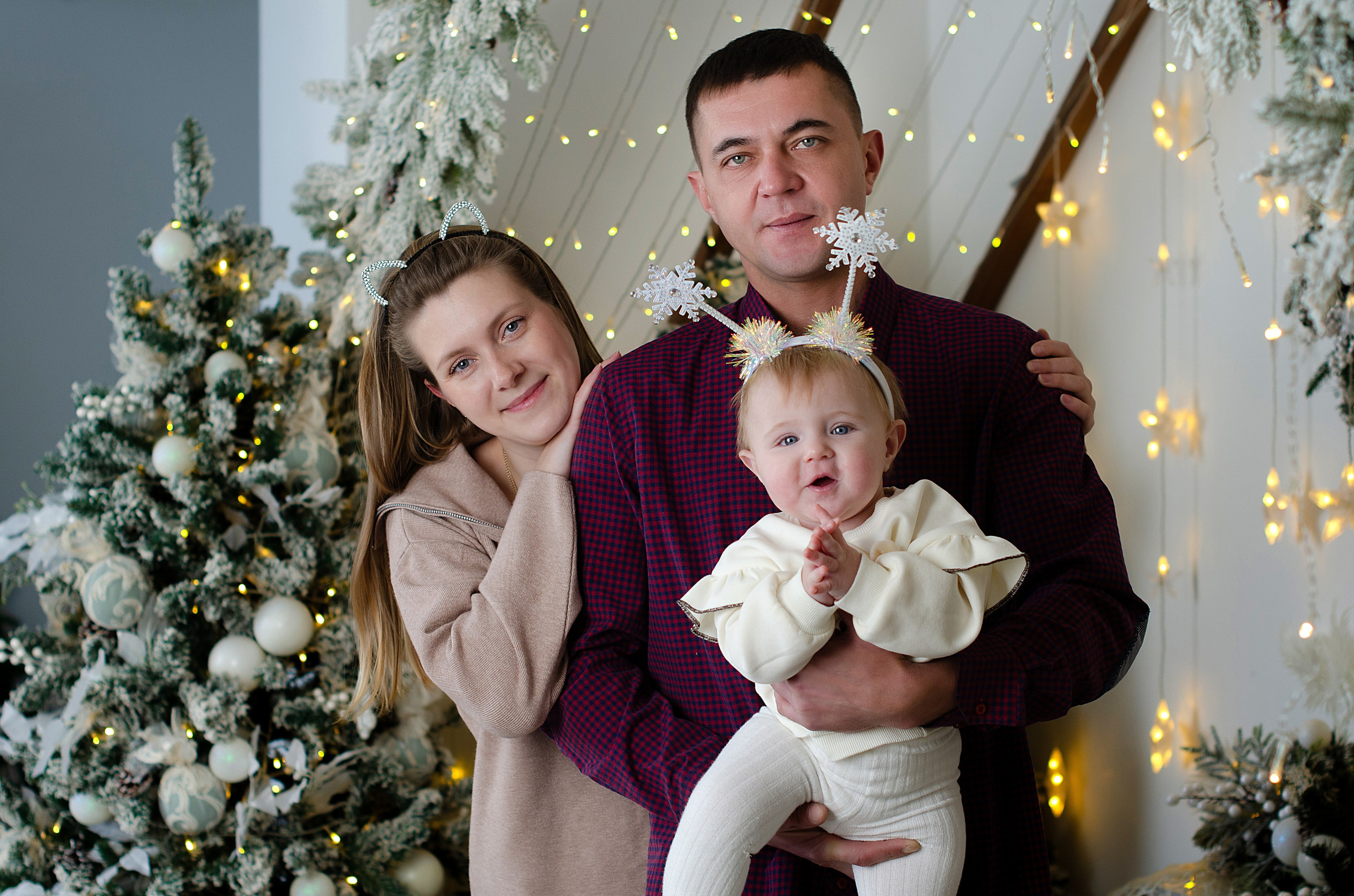Новогодняя фотосессия для Алёны и её семьи. Фотограф в Хабаровске