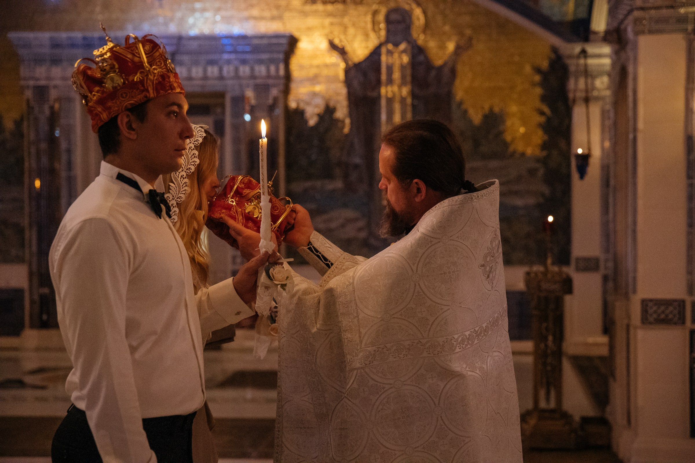 Венчание в Храме Вооруженных Сил. Свадебный фотограф в Москве Элина Ларченкова. Фото, которые цепляют