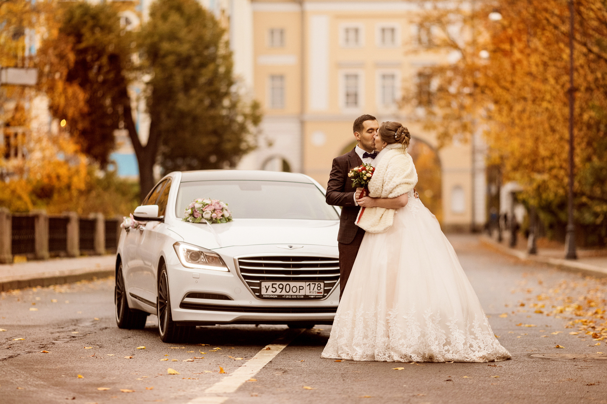 Осенняя свадьба. Фотограф женский и мужской портрет Санкт-Петербург
