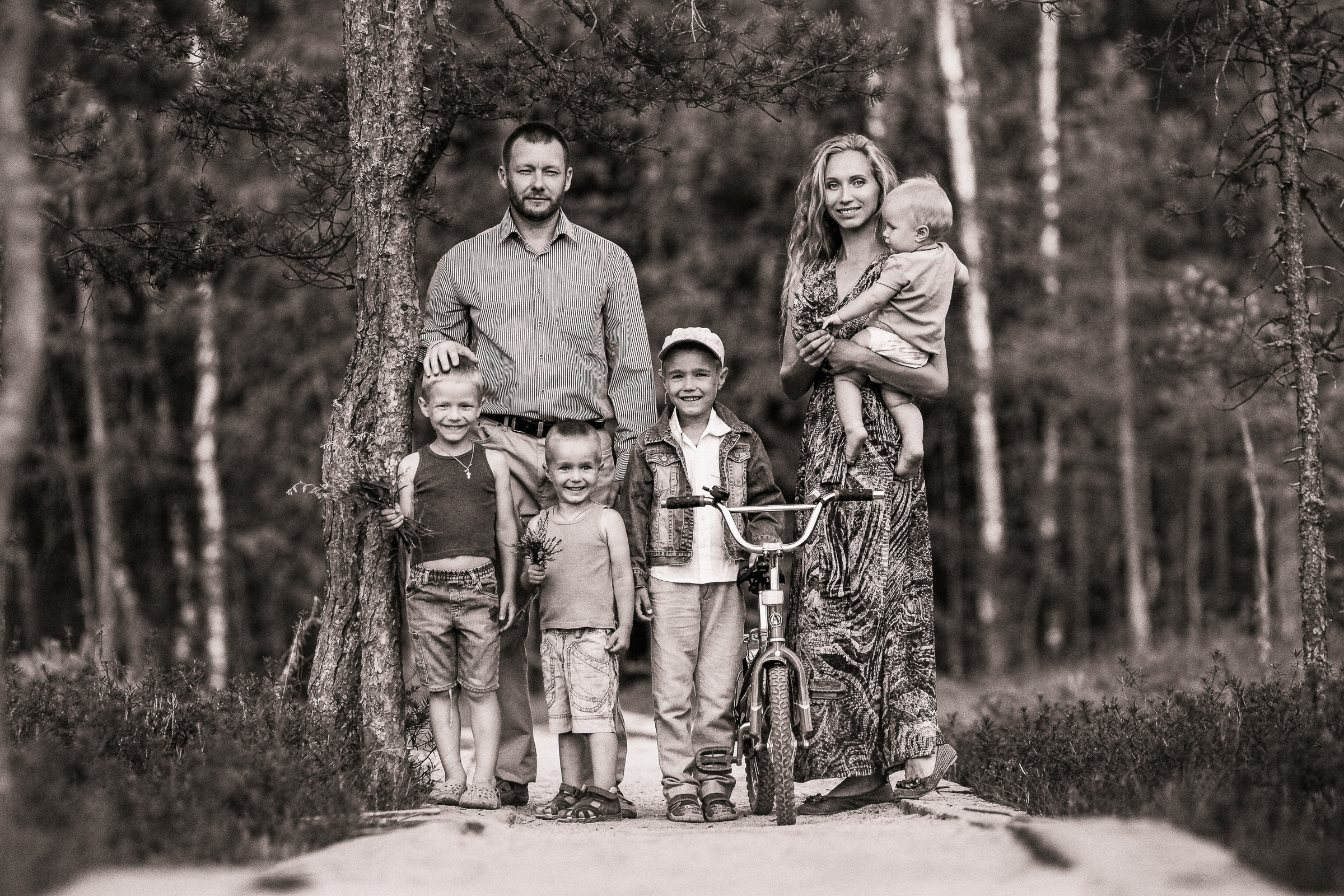 Фотосессия большой семьи. Фотограф женский и мужской портрет Санкт-Петербург