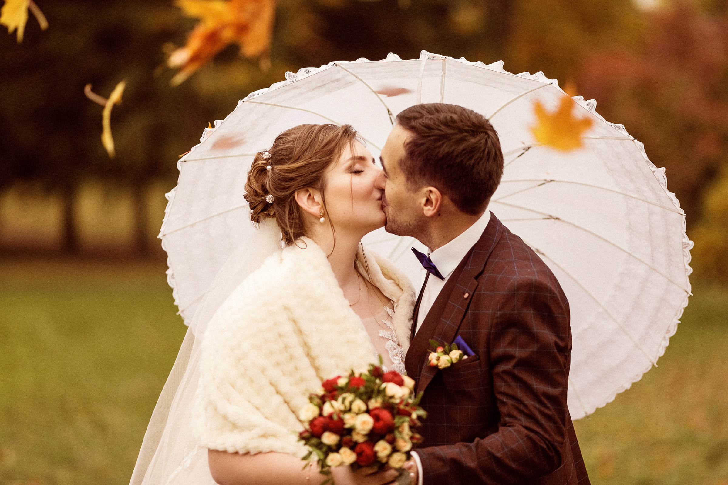 Осенняя свадьба. Фотограф женский и мужской портрет Санкт-Петербург