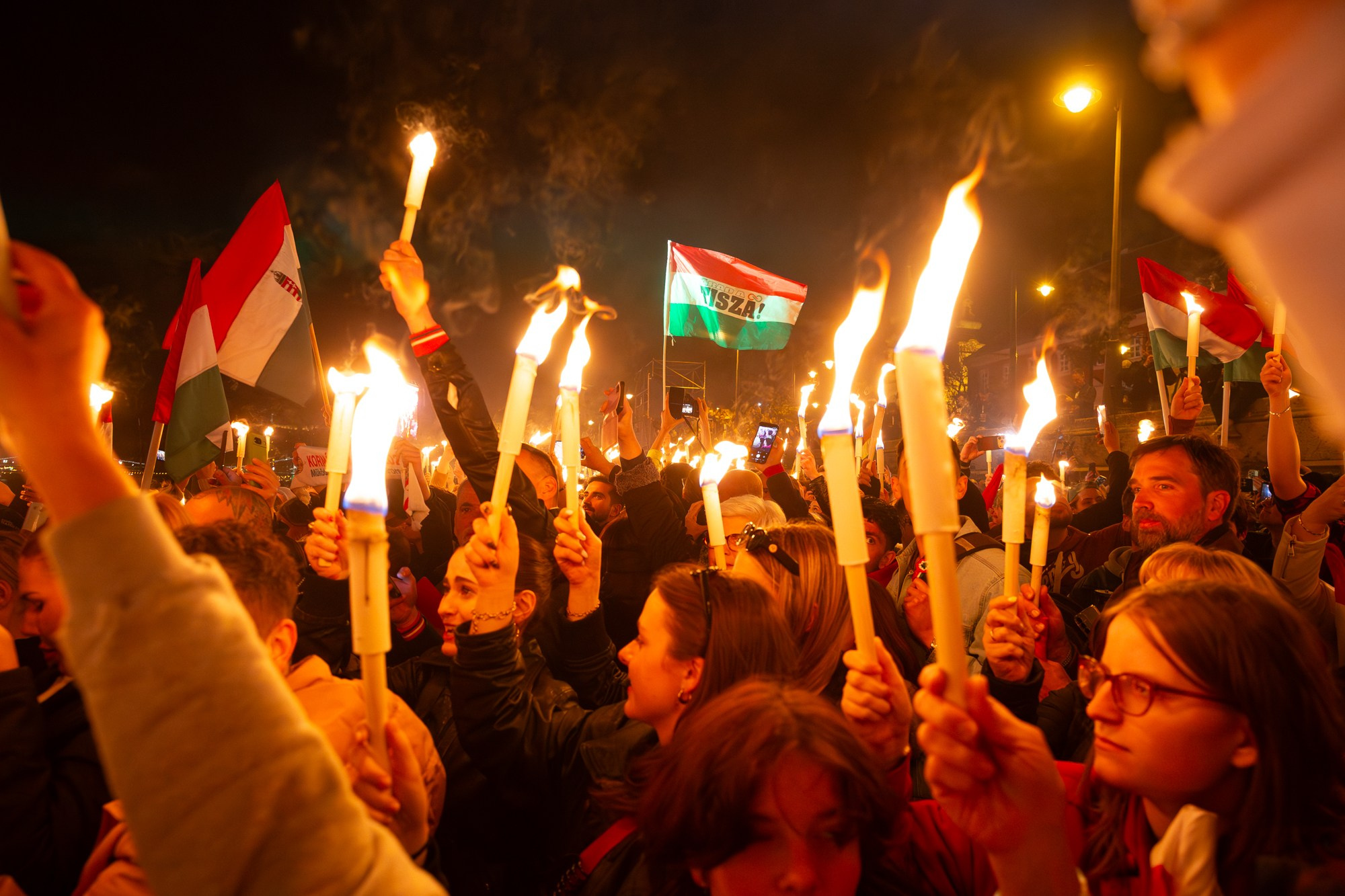 TISZA Victory Night, Hungary 2026. Photographer in Budapest — Yura Knyazev