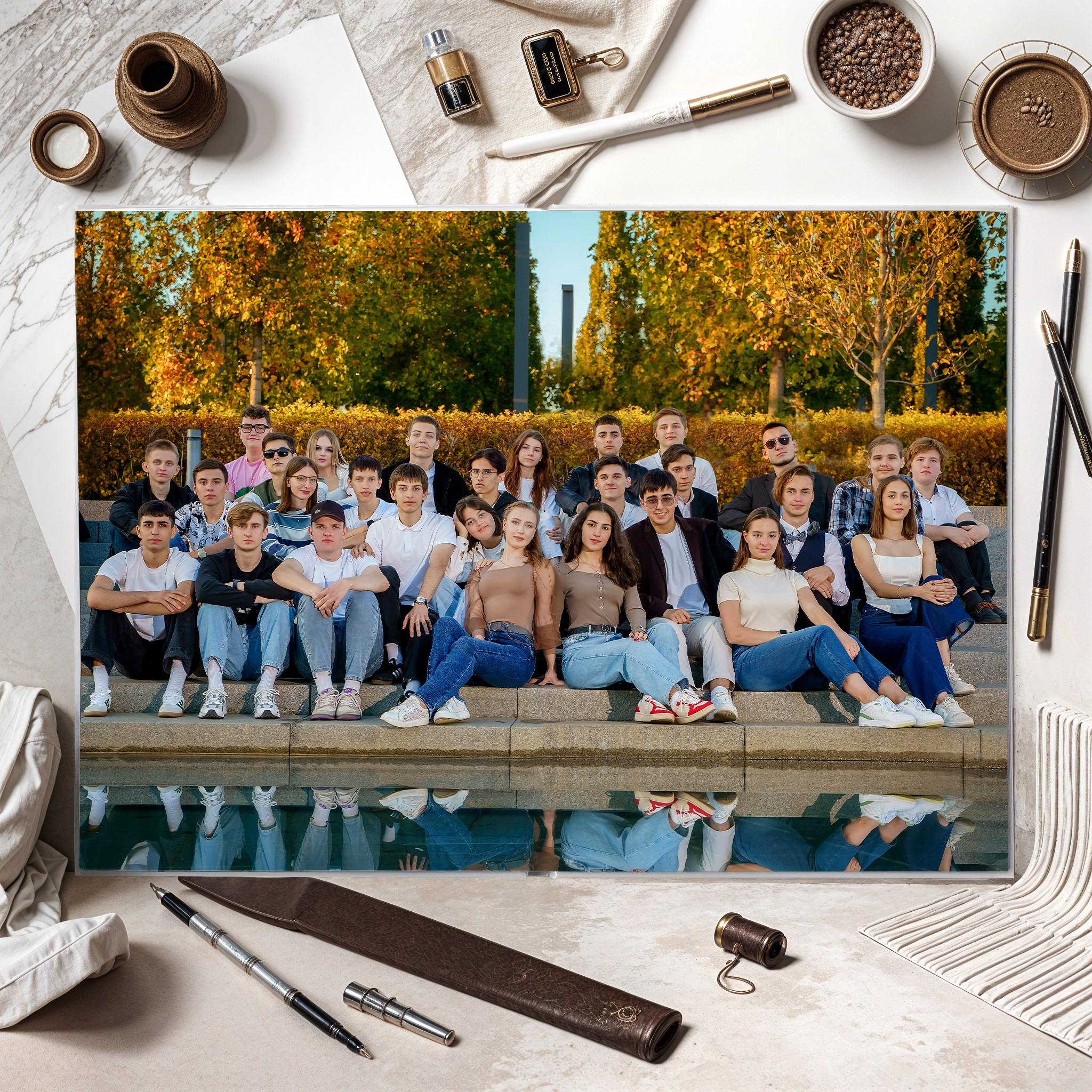 «Мрамор» Выпускной альбом для 9-11кл и ВУЗов_V.I.P. Фотографы из солнечного Краснодара Вадим и Надежда Митус