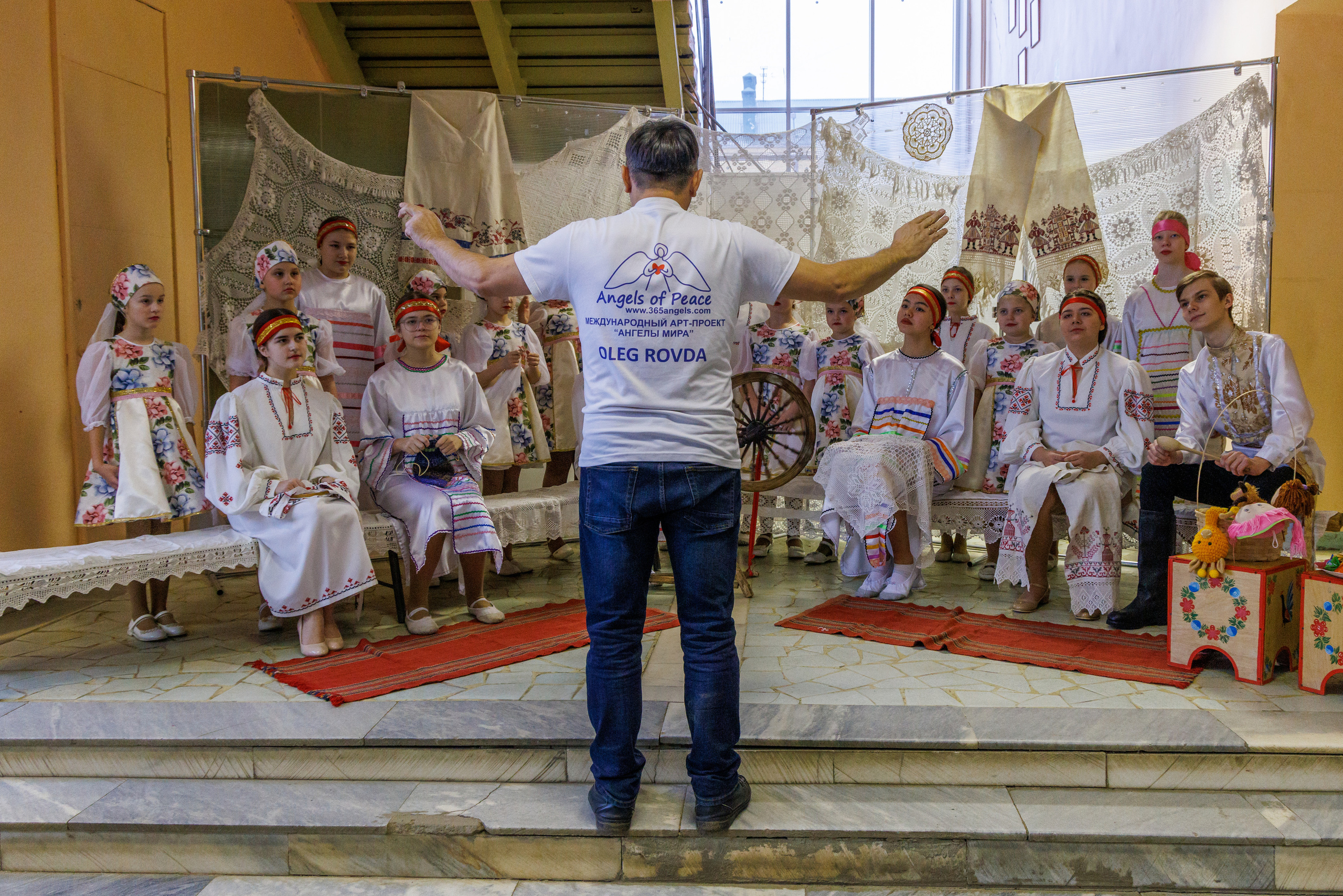 Открытие выставки «Ангелы мира». Фотограф Сергей Старых. Мценск