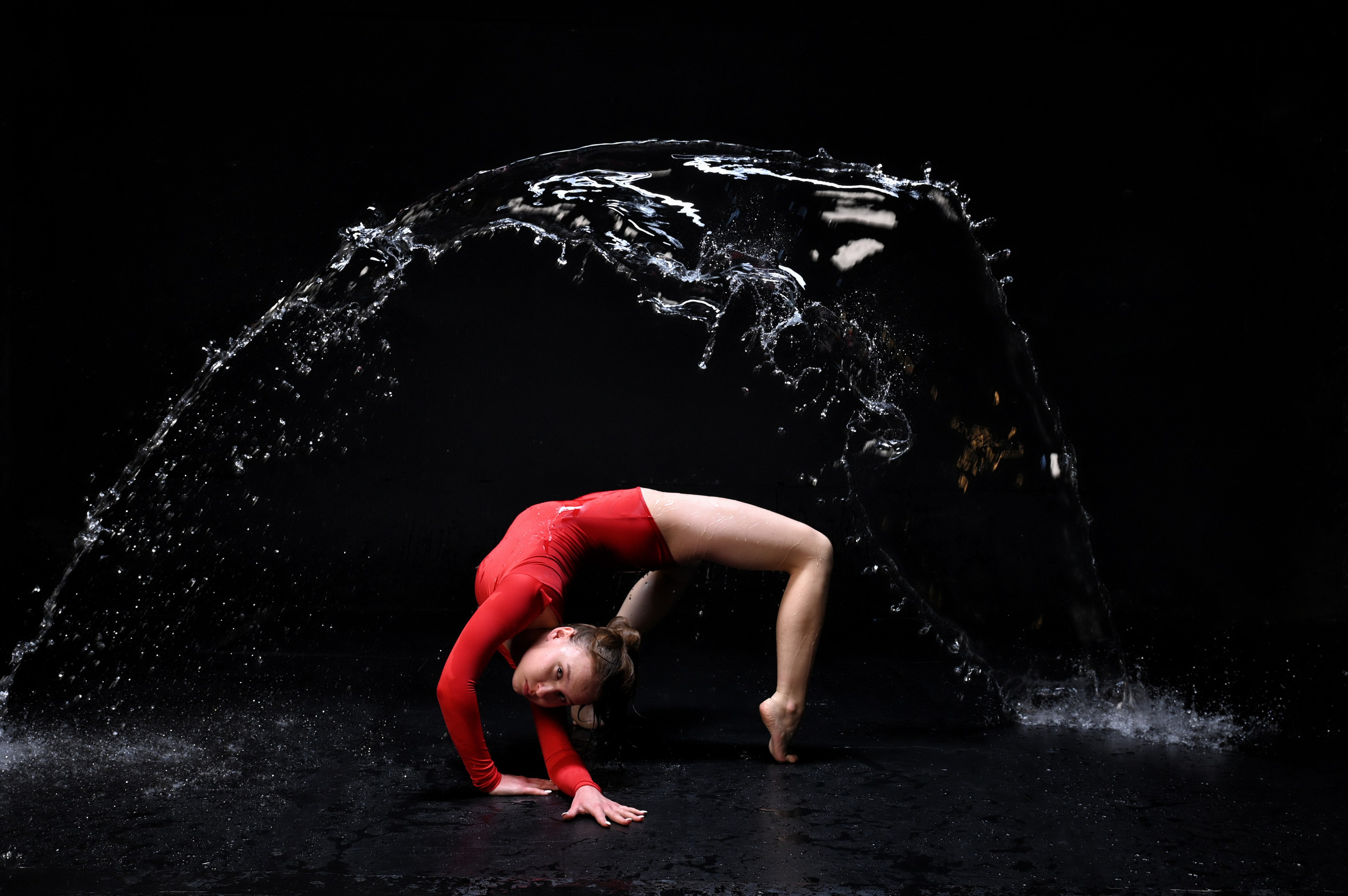 Фотосессия с водой для танцоров и спортсменов. PROSPORTPHOTO художественная гимнастика, танец. Фотограф Татьяна Банщикова. Москва