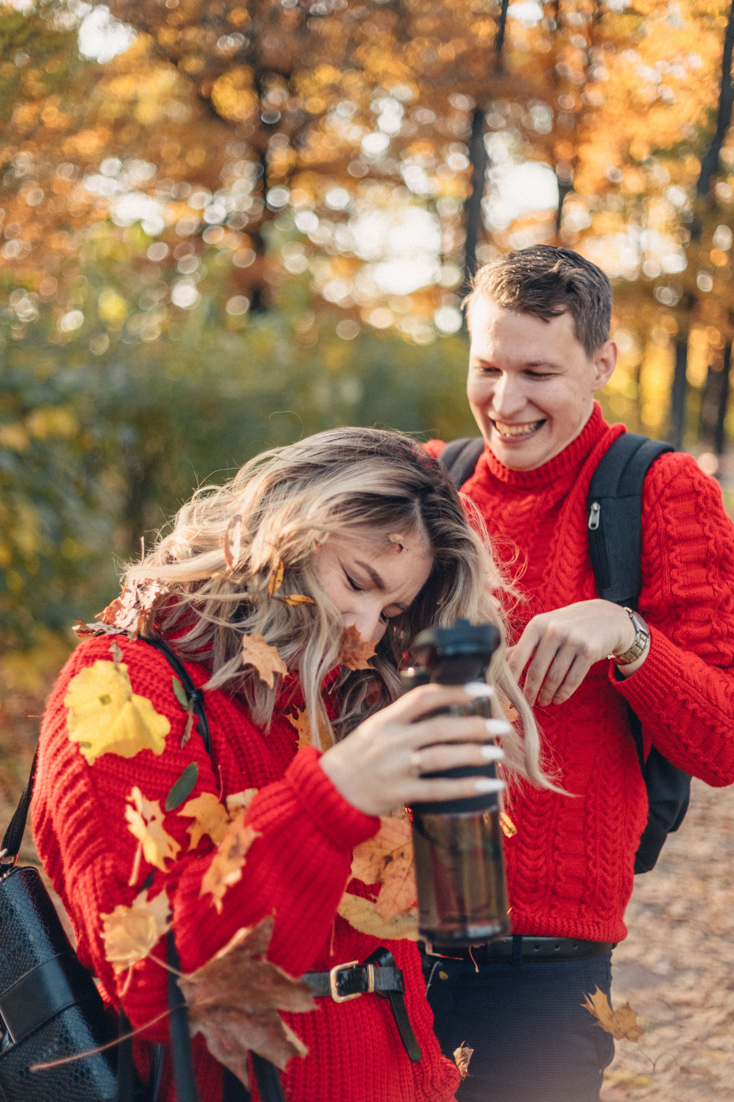 Осенняя фотосессия. Полина и Кирилл. Photographer Sergei Miroshnikov