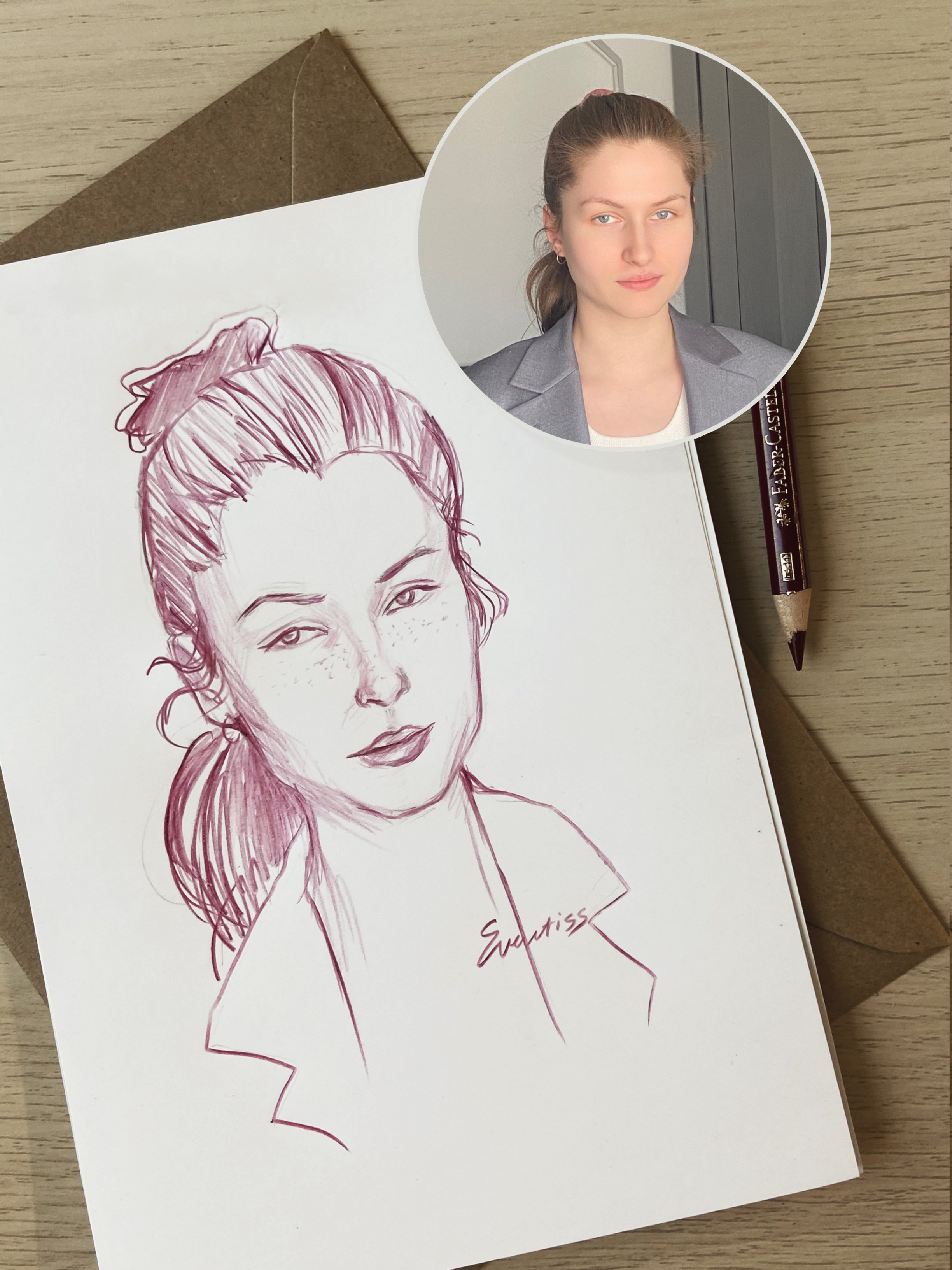 Рисунки и быстрые портретные скетчи за 15 мин вас ваших гостей. Eventiss art agency| Художники и арт-услуги на мероприятие Москва и МО