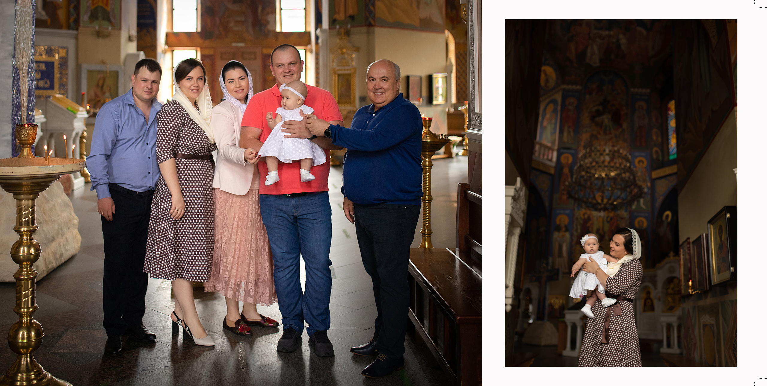 Фотокнига Крещение Елизаветы 08.08.2020. Детский и семейный фотограф в Москве Вера Орлова