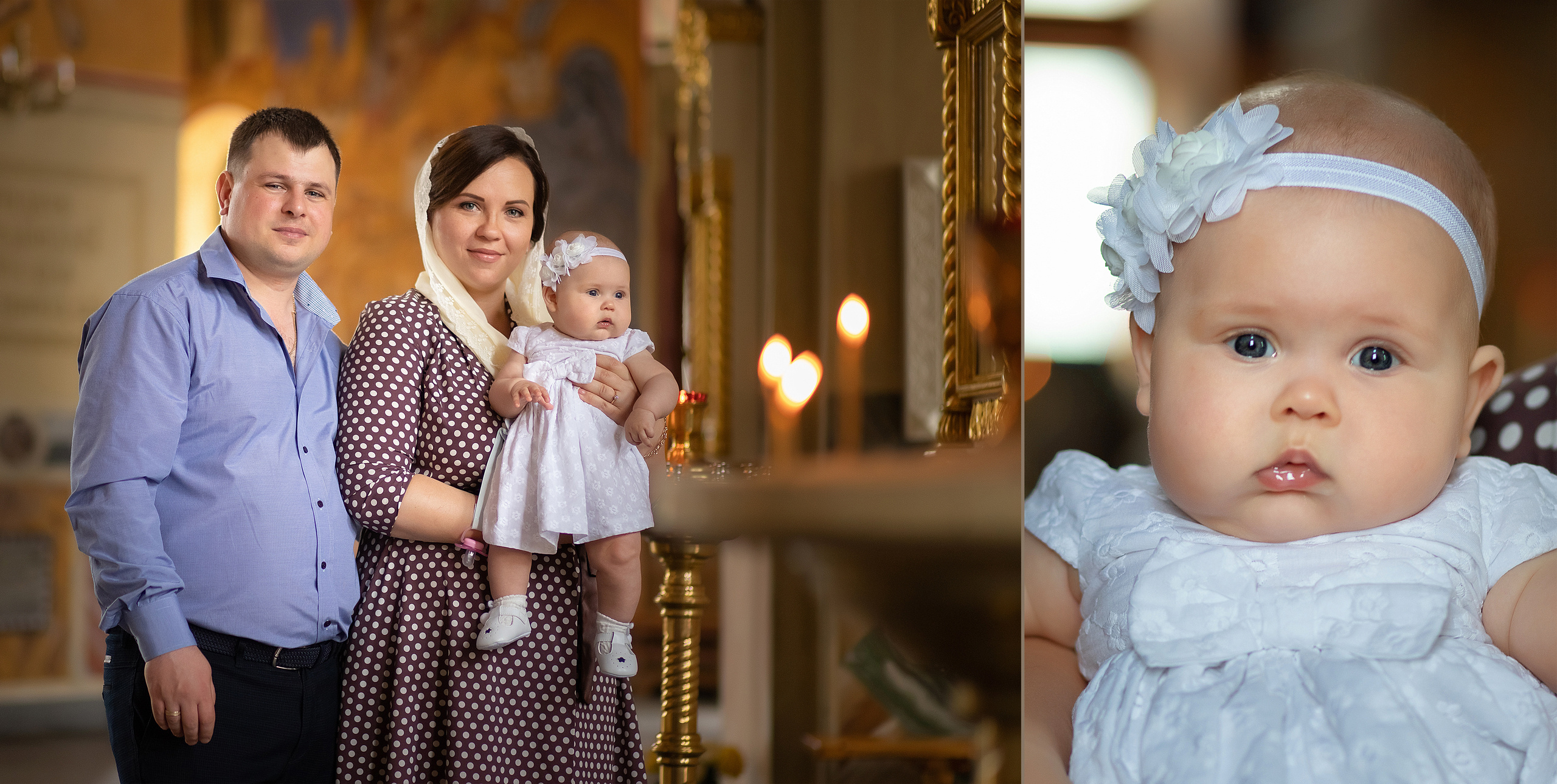 Фотокнига Крещение Елизаветы 08.08.2020. Детский и семейный фотограф в Москве Вера Орлова