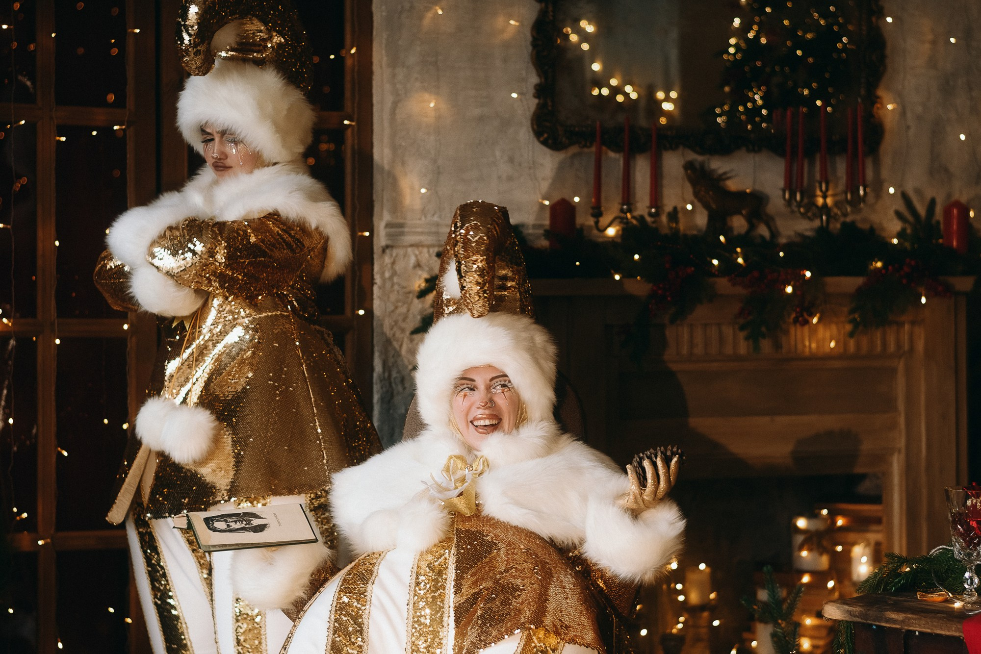 Новогодняя креативная фотосессия в Тюмени | Фотограф Дарья Мустафина. Портретный фотограф Тюмень Дарья Мустафина