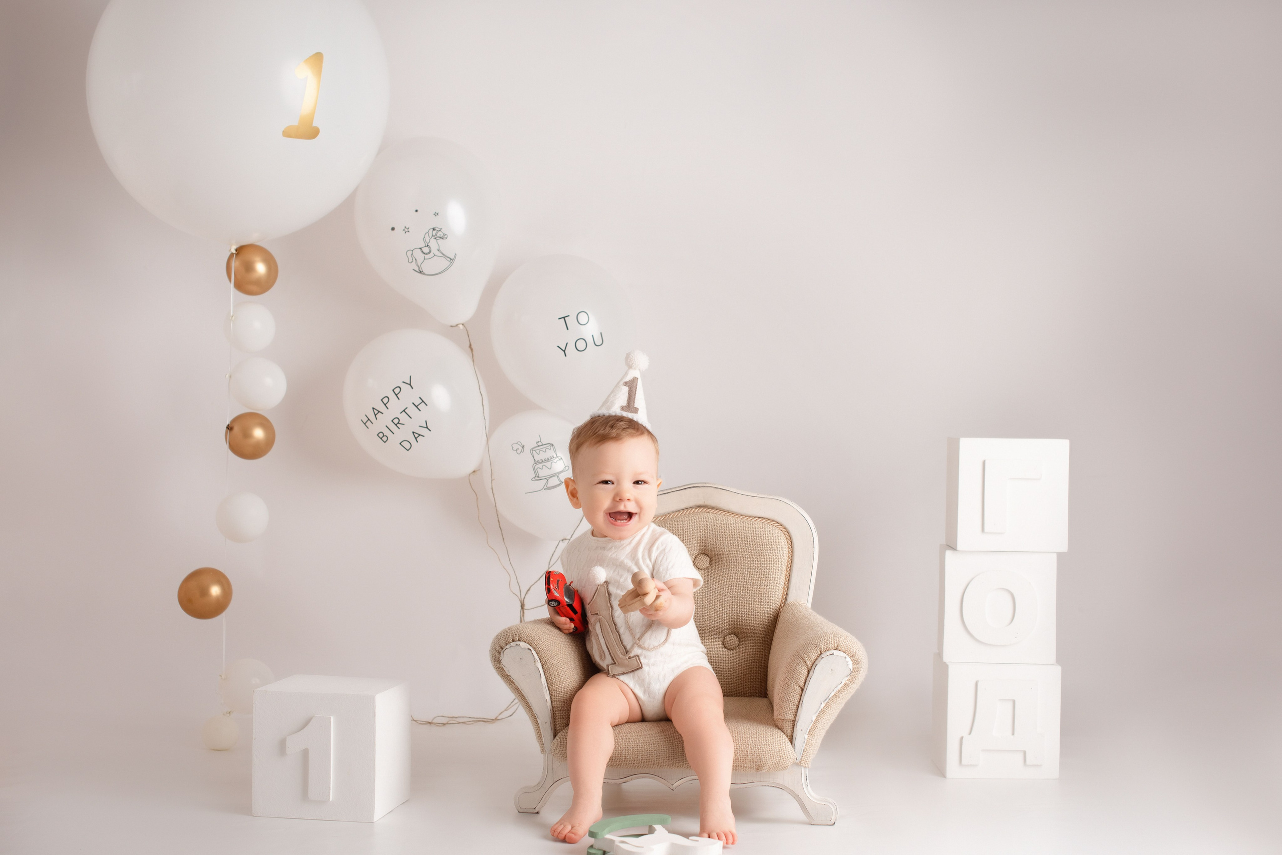 Фотозоны на Годик «Крафт». Фотограф Новорожденных во Владивостоке Ольга Галаницкая