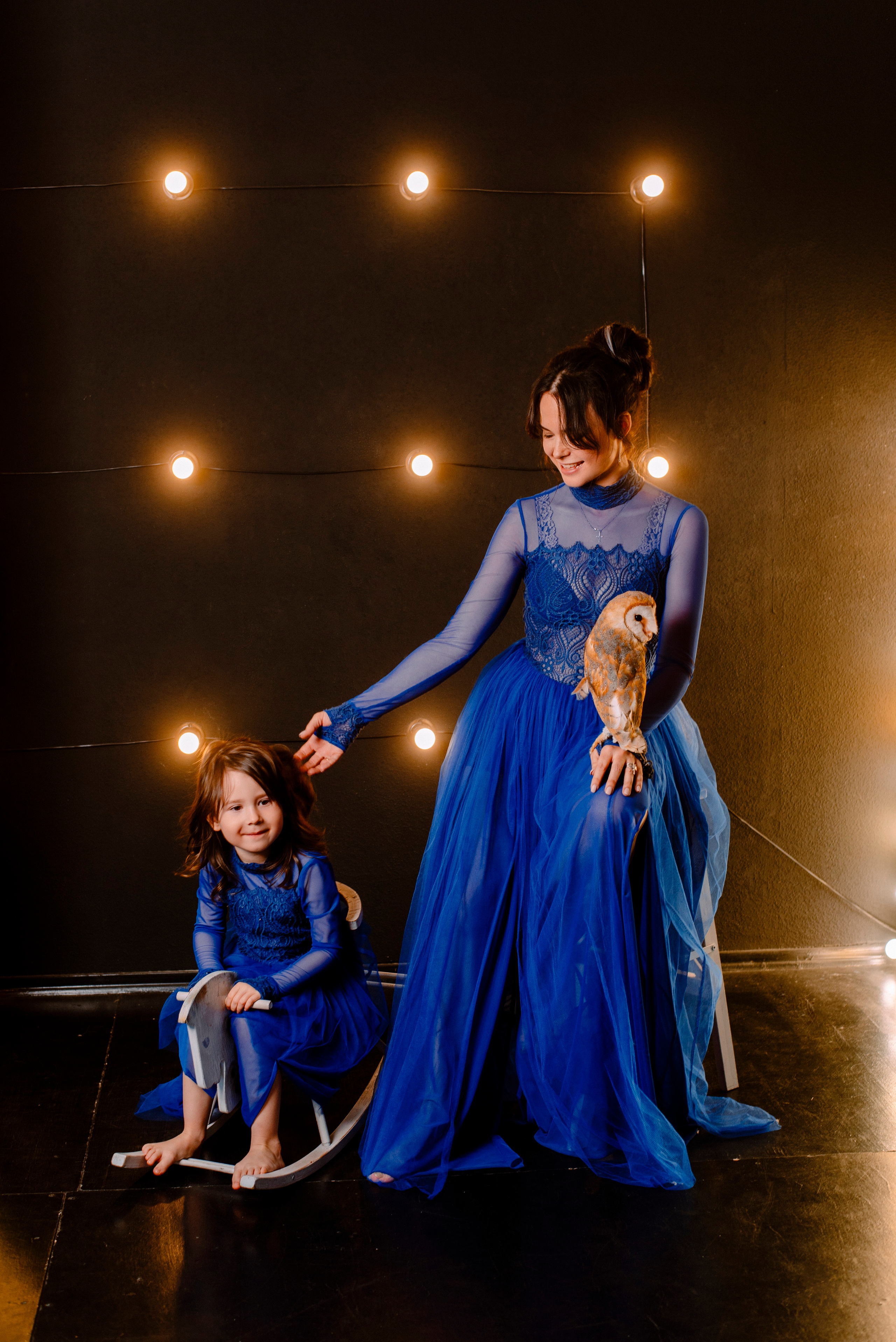 Наташа, Агуша и сова. Семейный и свадебный фотограф в Рязани Лиза Голованова