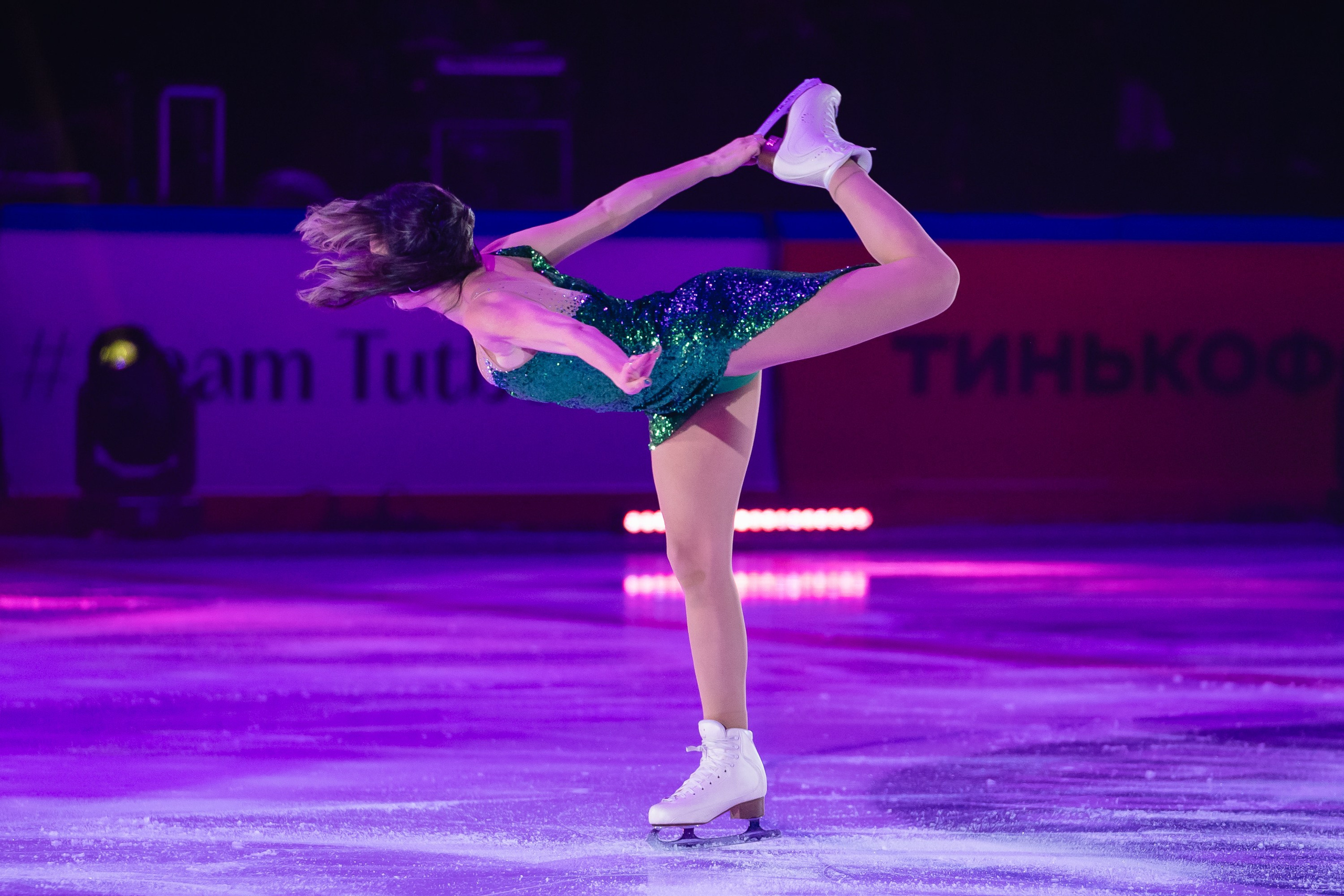 Шоу «Чемпионы на льду» в Новосибирске. Воробьева Ксения — Спортивный и танцевальный фотограф Новосибирск