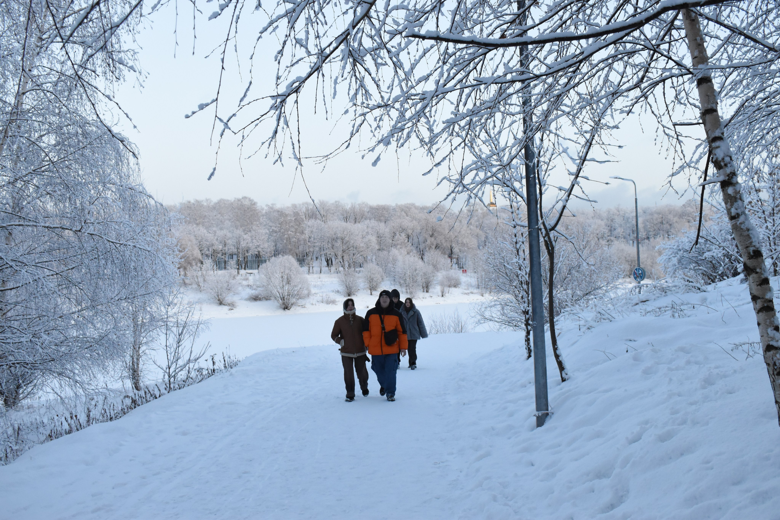 Последняя зимняя прогулка по городу в 2024 году. Фотограф Анатолий Мелентьев