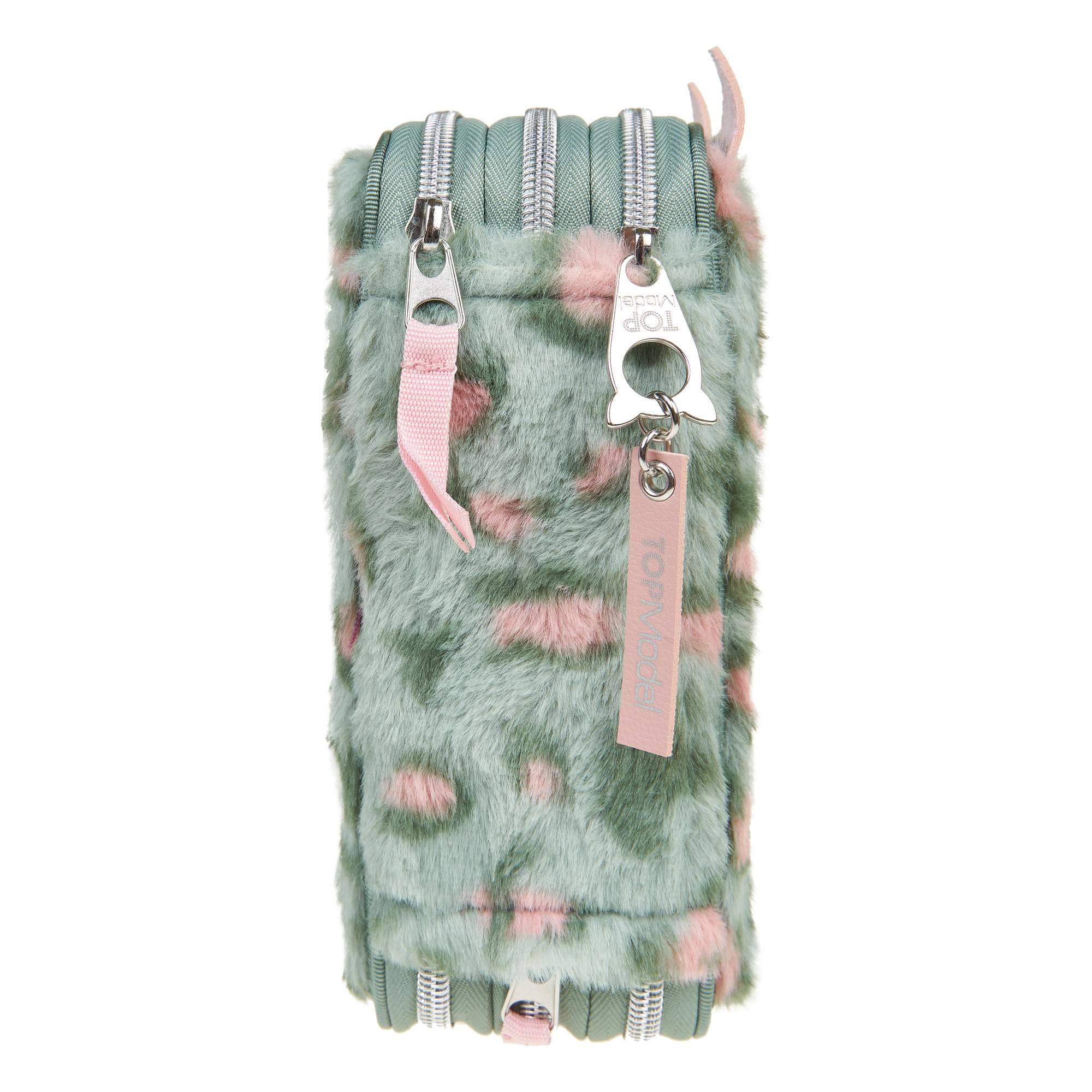 Пенал зеленый вид сбоку