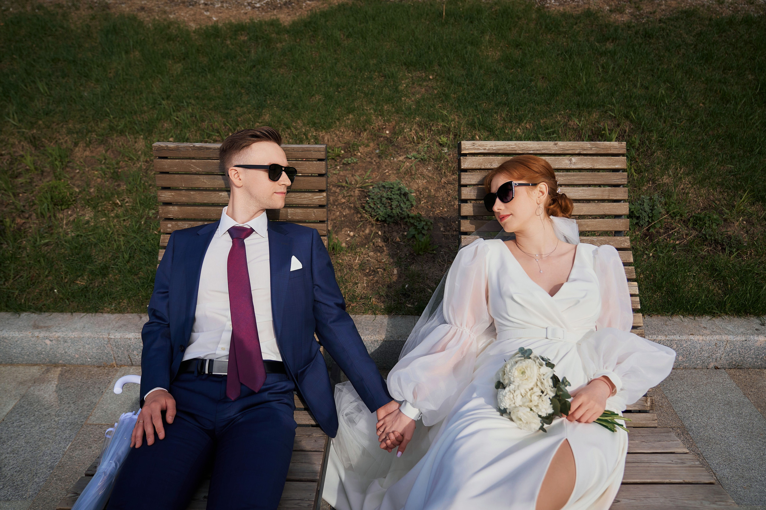 свадебная Фотосессия в парке речного вокзала