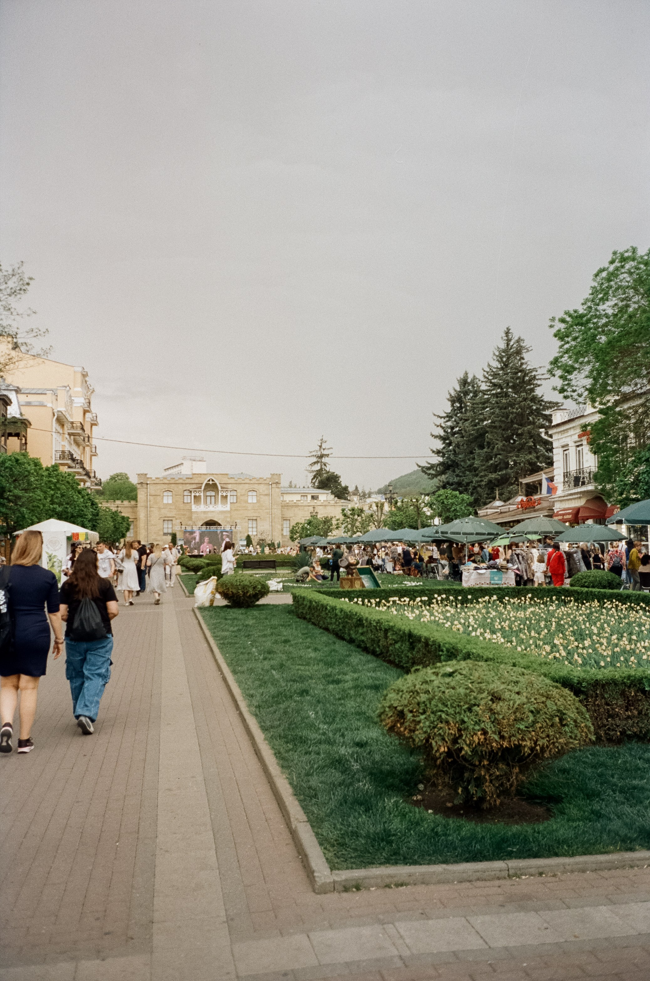 Прогулка по Курортному проспекту и Чебурашка. Кисловодск. Фотограф-документалист Мария Осокина