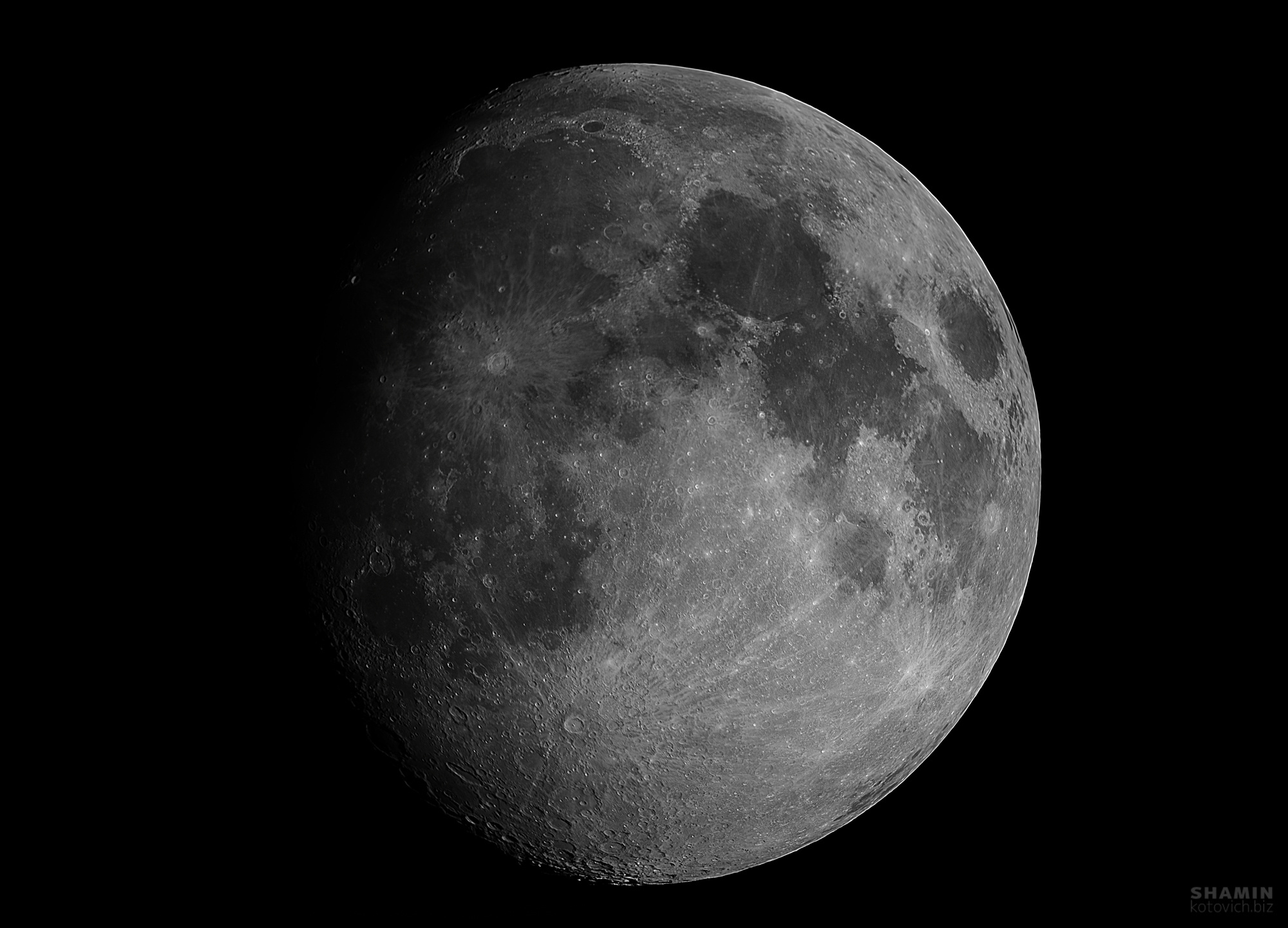Съемка луны. Фотограф Константин Шамин