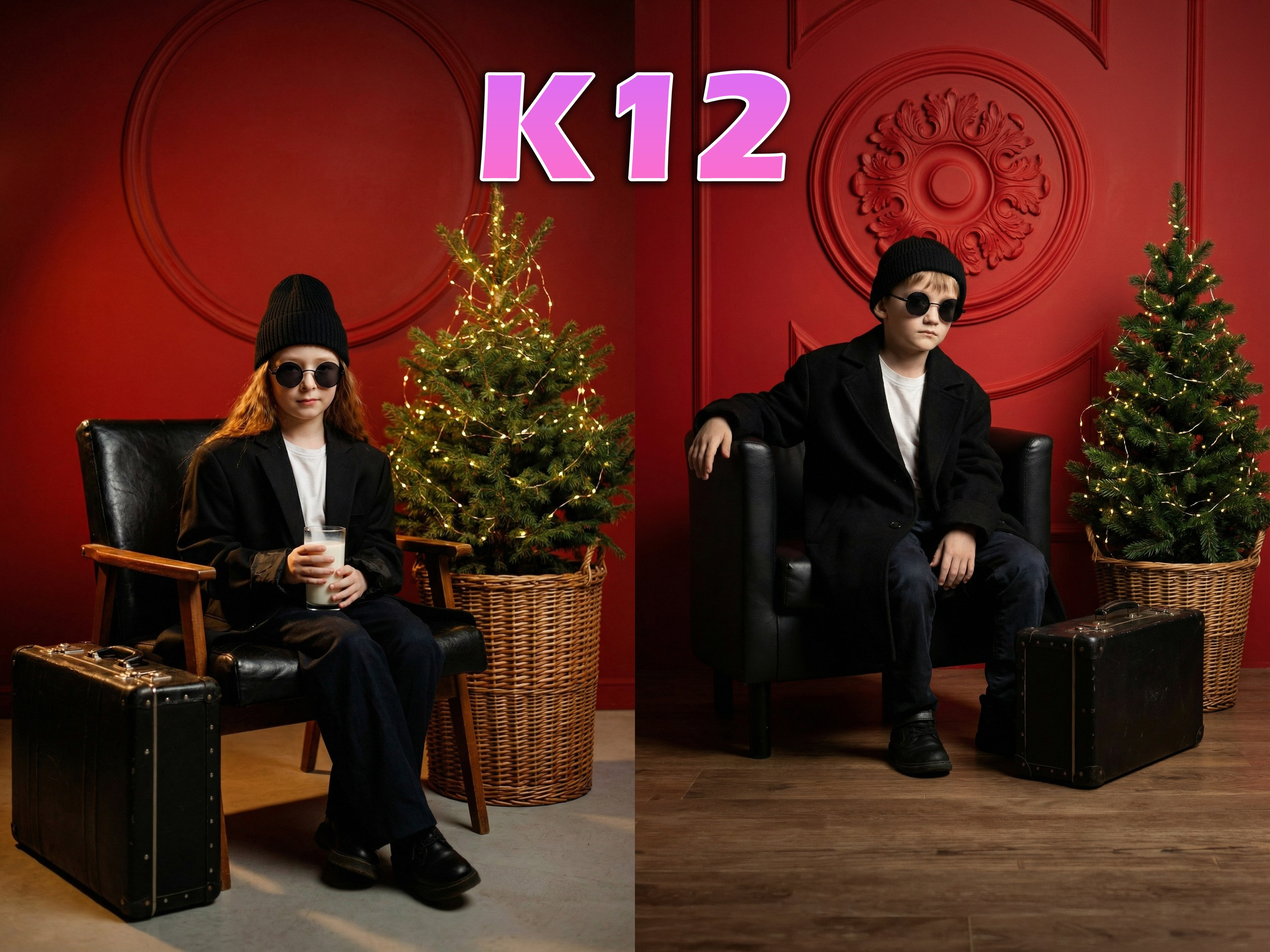 🤖 Нейросети + Фотография = Идеальная новогодняя открытка. Детский фотограф Максим Потанин в Ижевске и Набережных Челнах