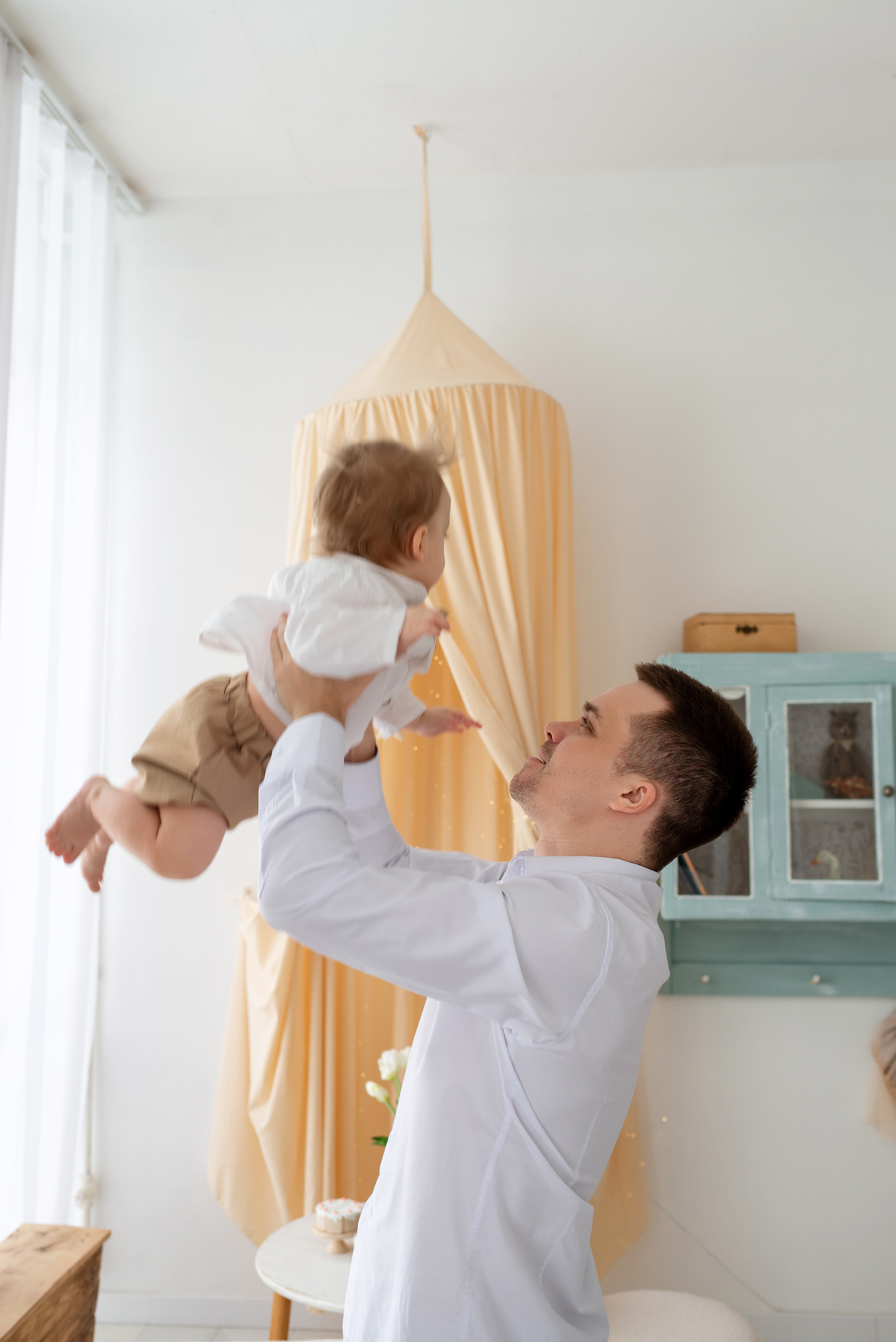 Фотосессия на годик для Жени. Детский фотограф новорождённых в Барнауле Ксения Хомкина