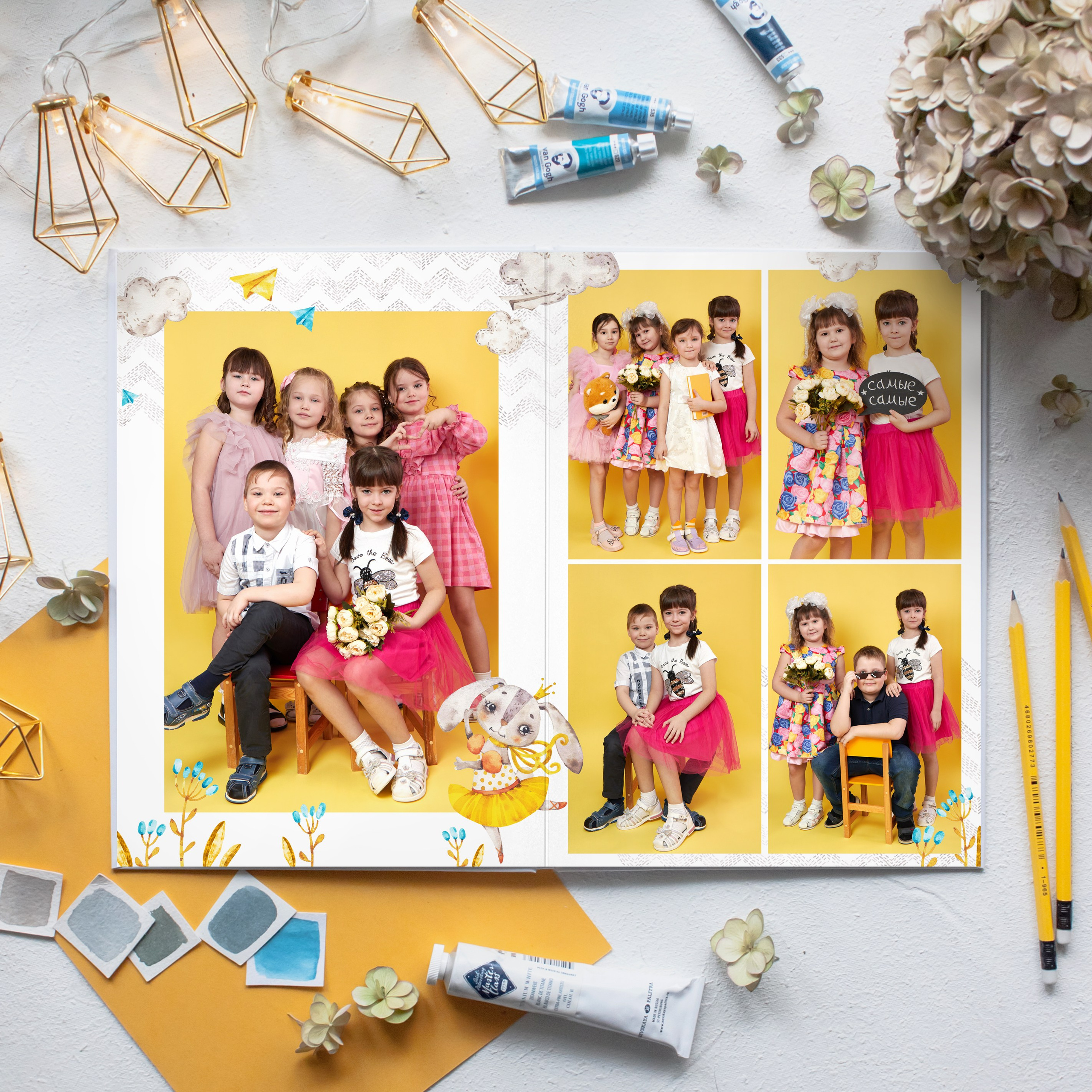Выпускные фотокниги для детского сада. Фотограф Айгуль Габсаматова Октябрьский