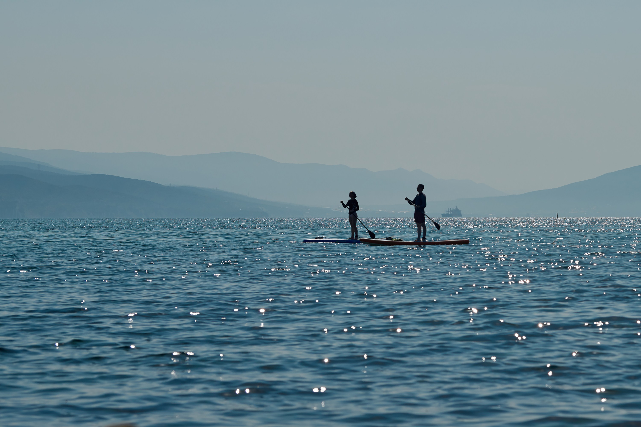 Краснодарский край, локация, фотосессия, САП, САП-прогулки, фото на САП-е, море, порт, город