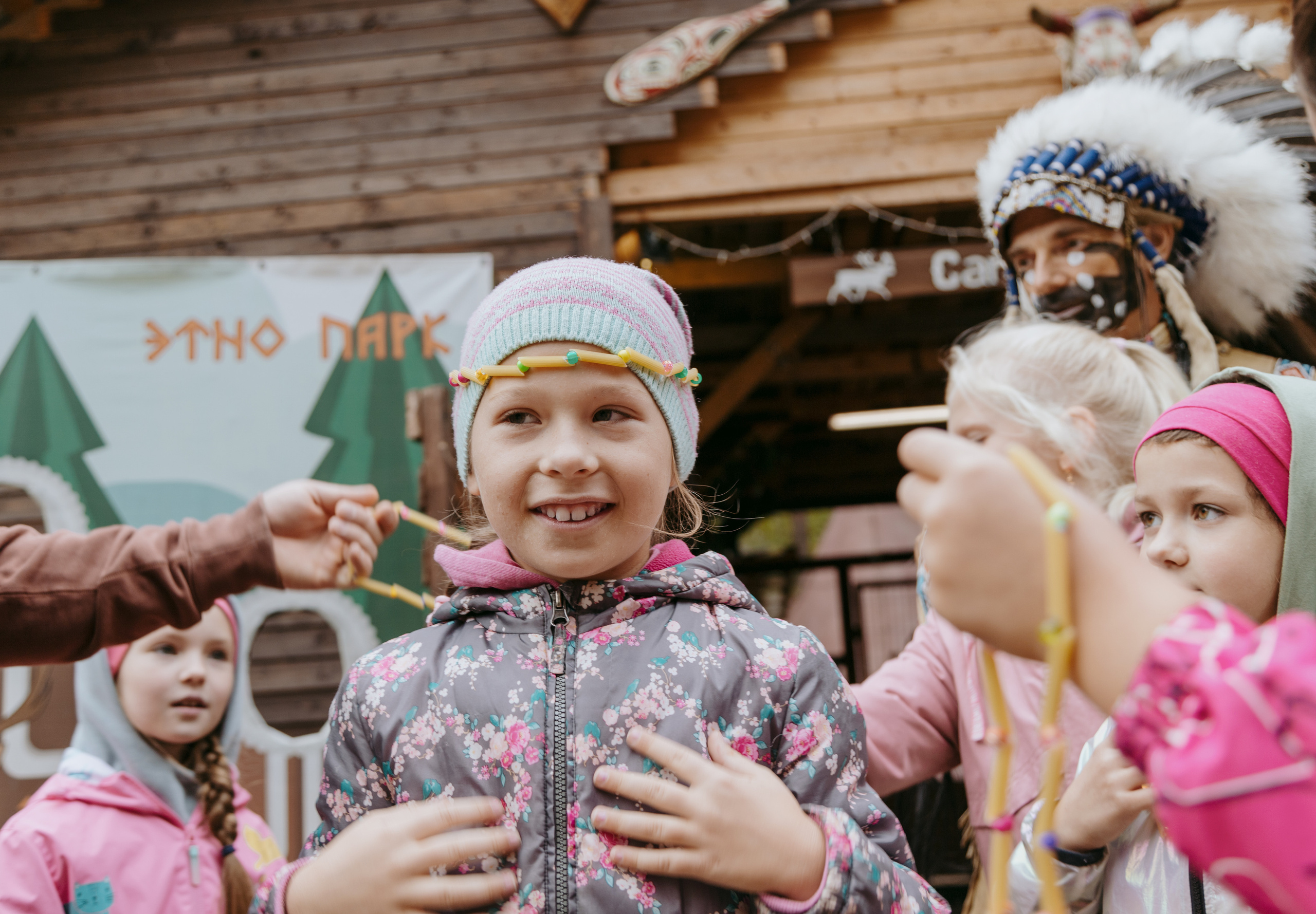 День рождения Сони в хаски-центре «Белый ветер». Семейный и свадебный фотограф в Петербурге Евгения и Николай Шевчук