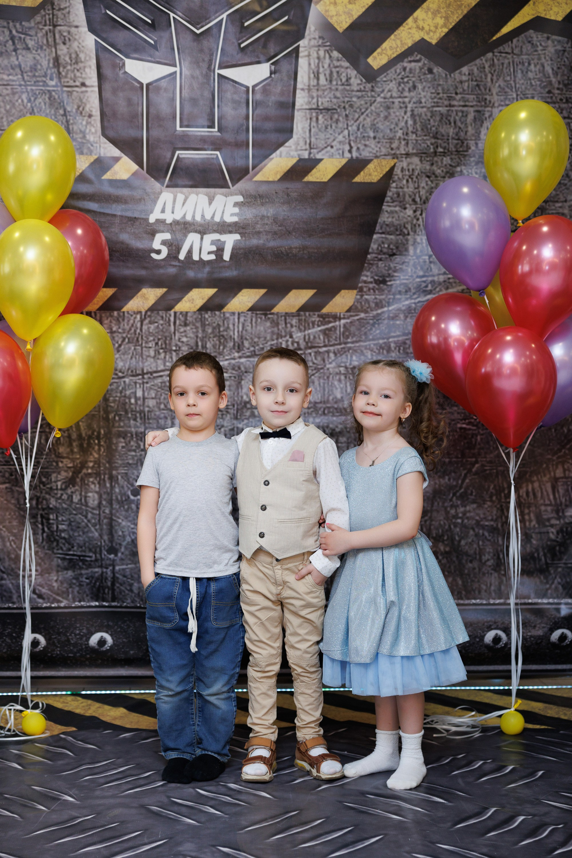 Детский день рождения в студии «Ромашка» в Оренбурге — Трансформеры