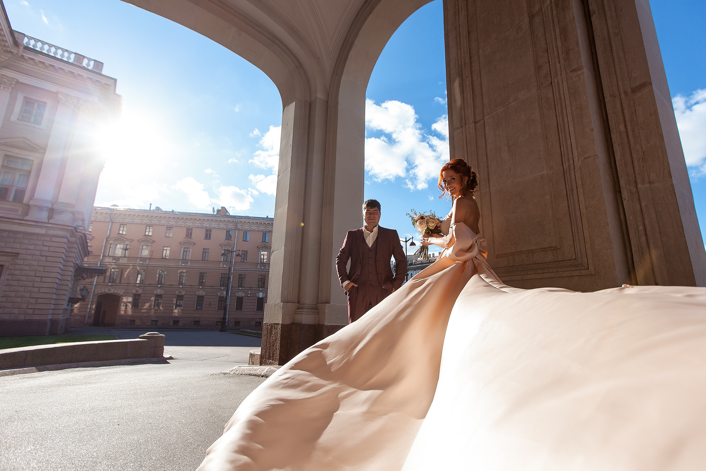 Классическая свадебная съемка в Петербурге. Свадебный и семейный фотограф Алексей Аверин