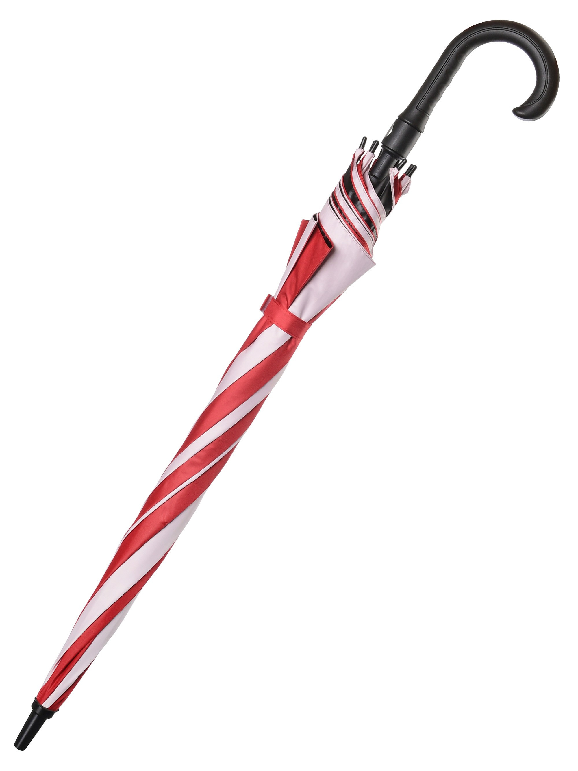 зонт-трость на белом фоне