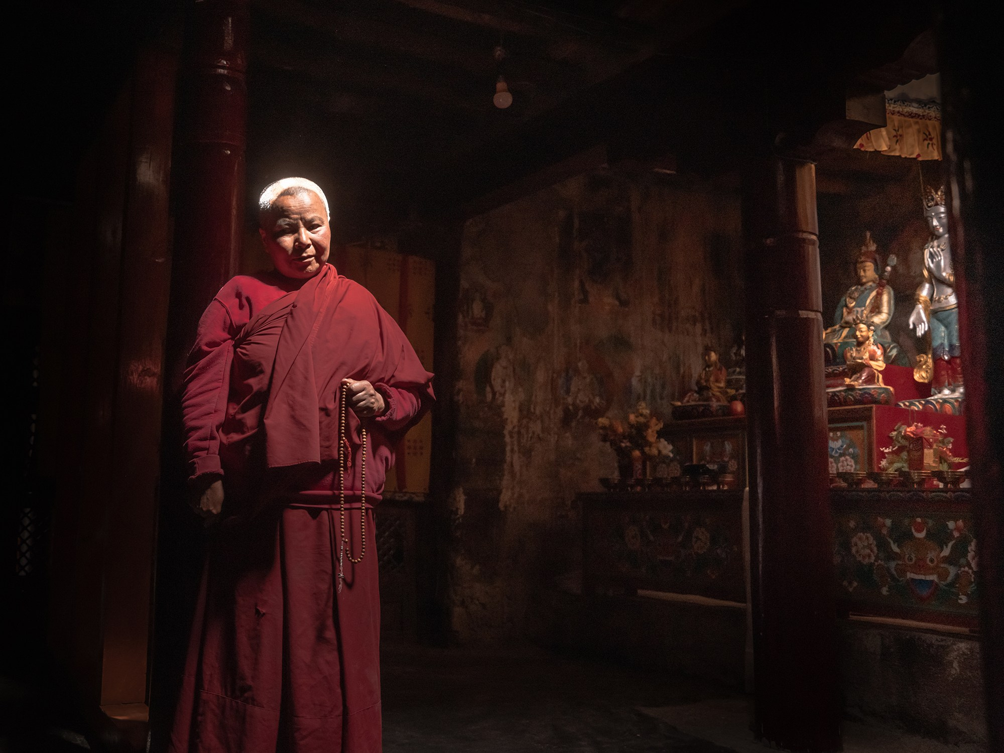 Tibetans in India. Documentary and art photographer Alexey Terentyev
