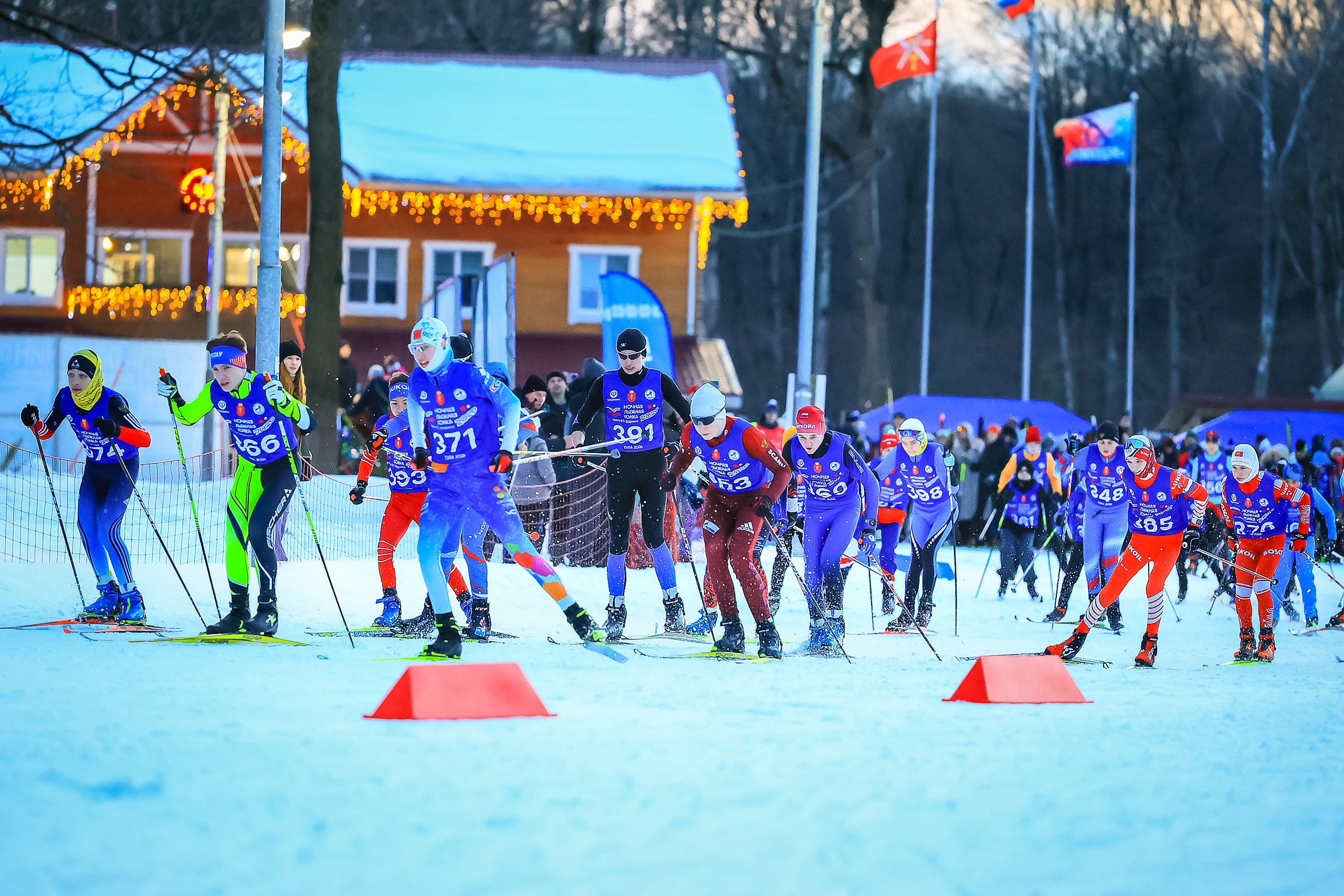 Ночная лыжная гонка памяти В. П. Веденина. Свадебная фотосъёмка в Москве, Туле