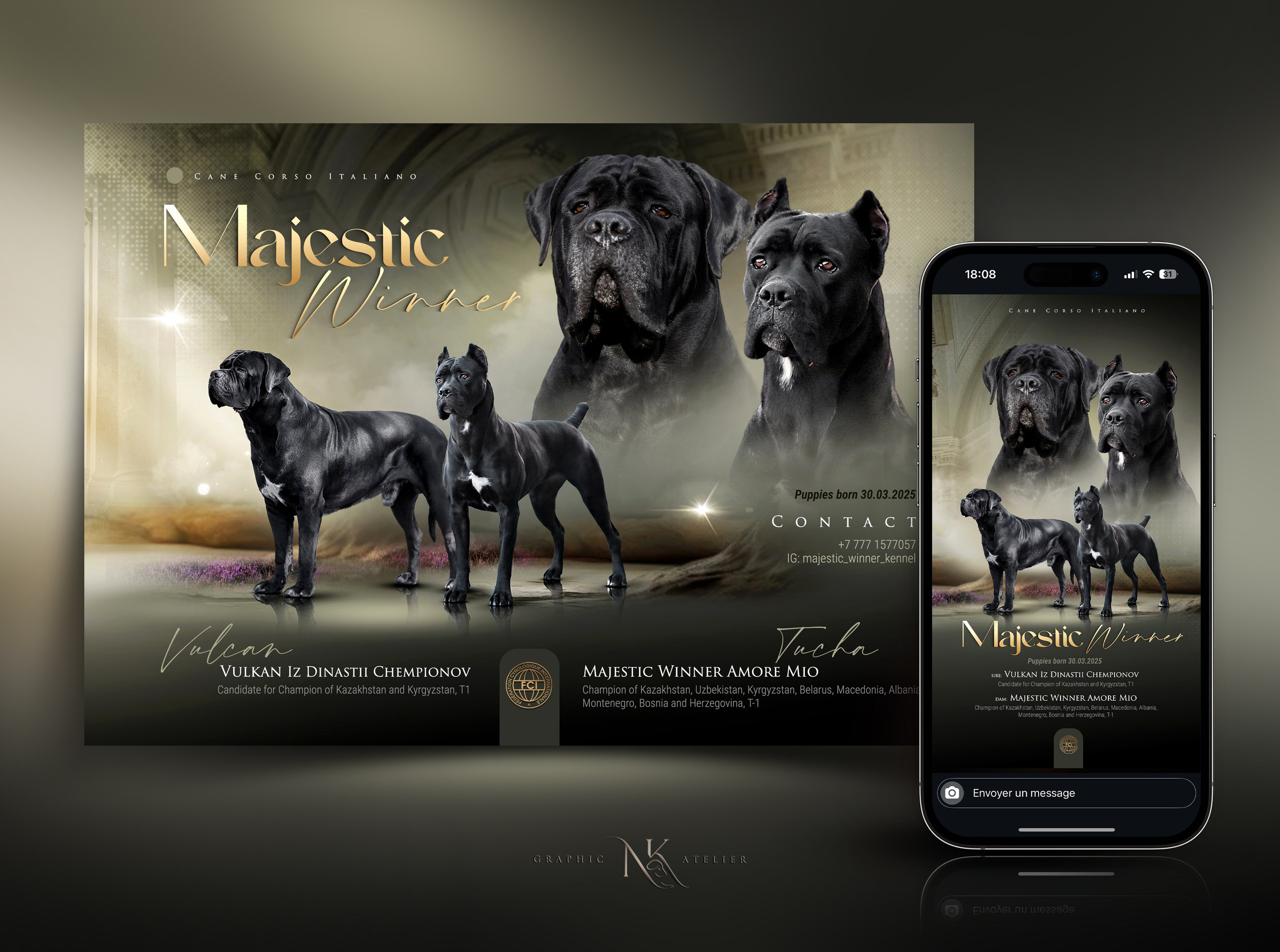 Graphics For Breeders. NK GRAPHIC ATELIER FOR BREEDERS