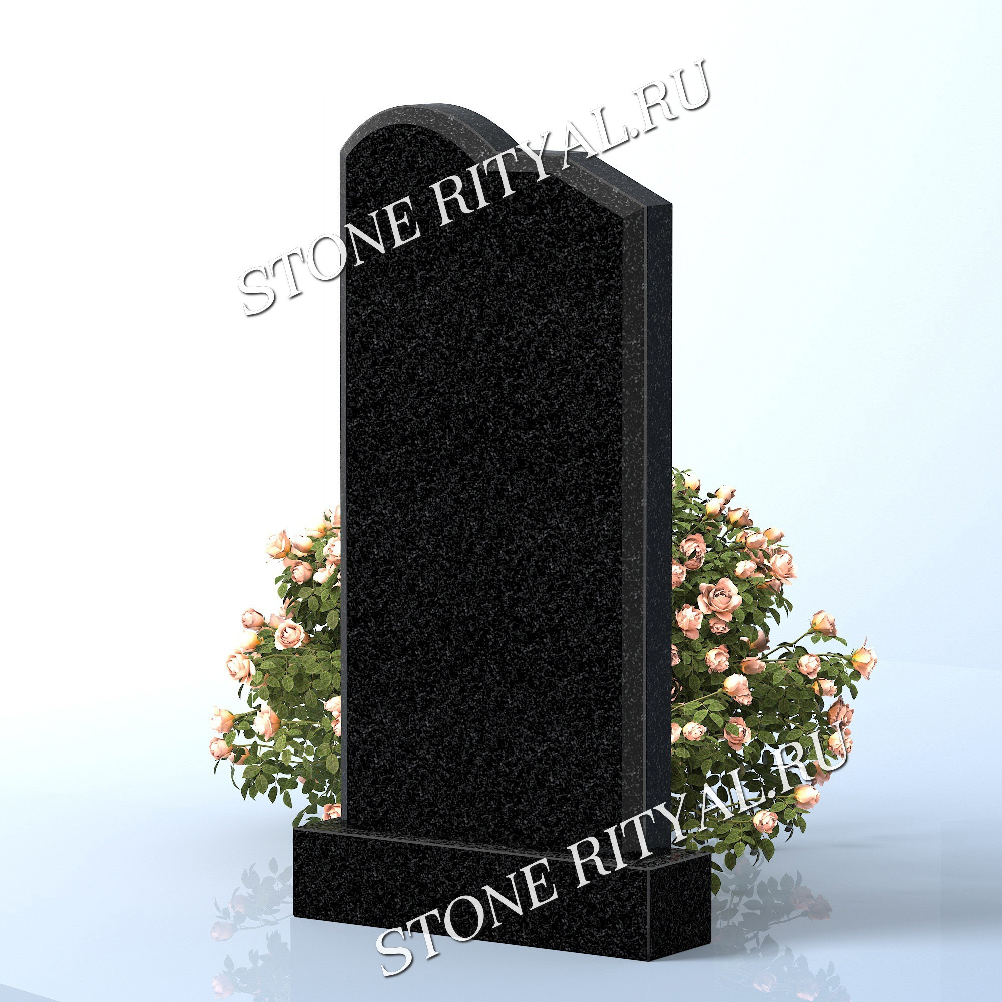 Вертикальные памятники прямые. Изготовление и установка памятников в Москве и МО