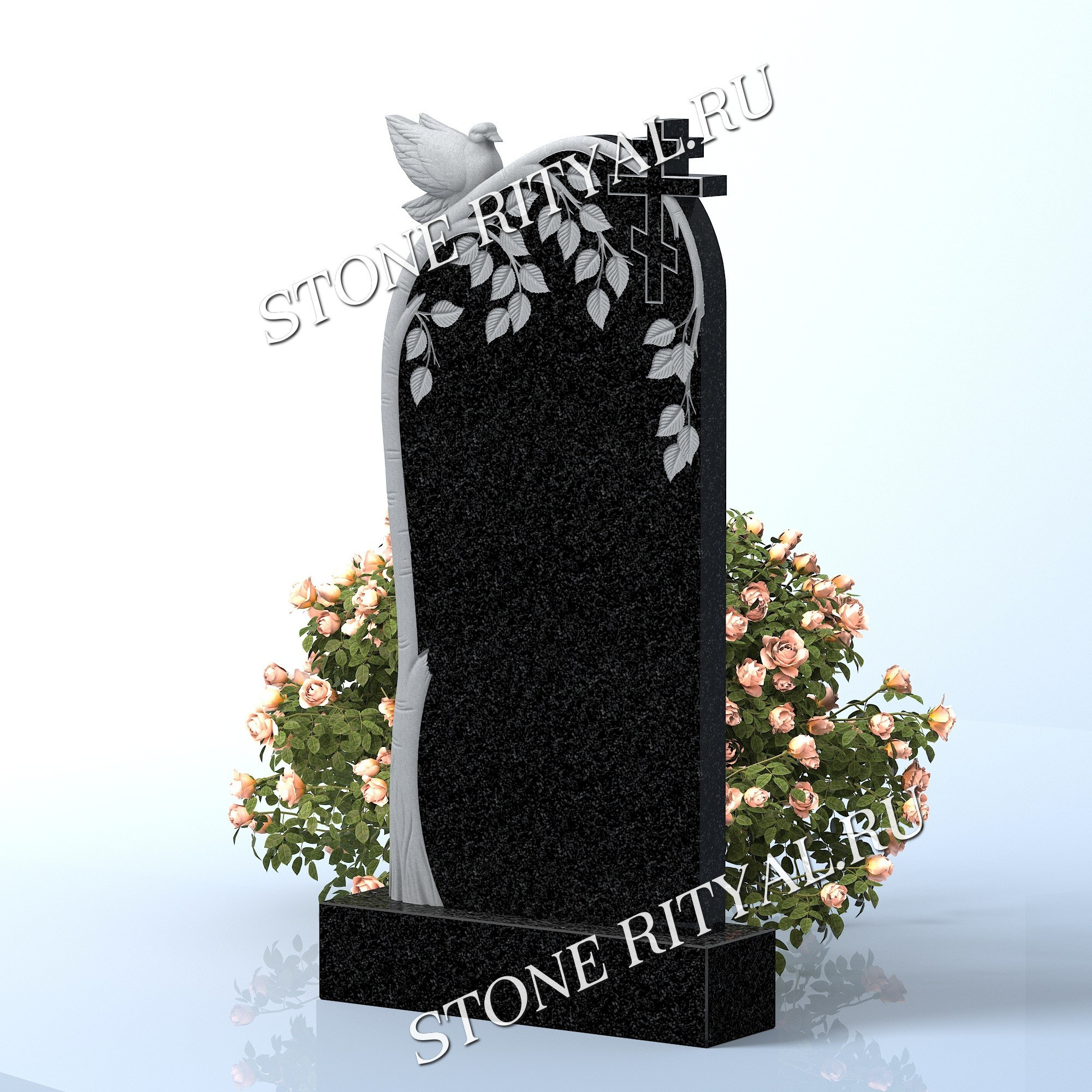 Вертикальные памятники фигурные. Изготовление и установка памятников в Москве и МО