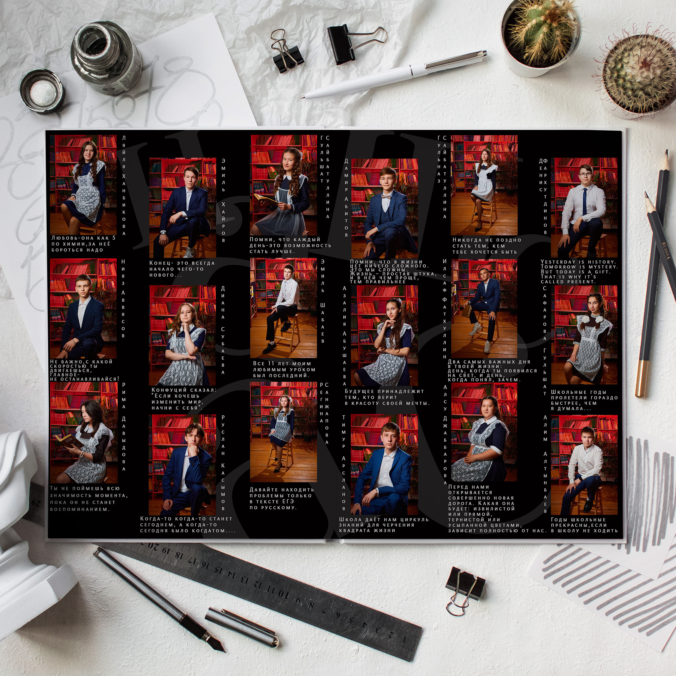Выпускные школьные альбомы для учеников 9 и 11 классов. Школьный фотограф, выпускные альбомы