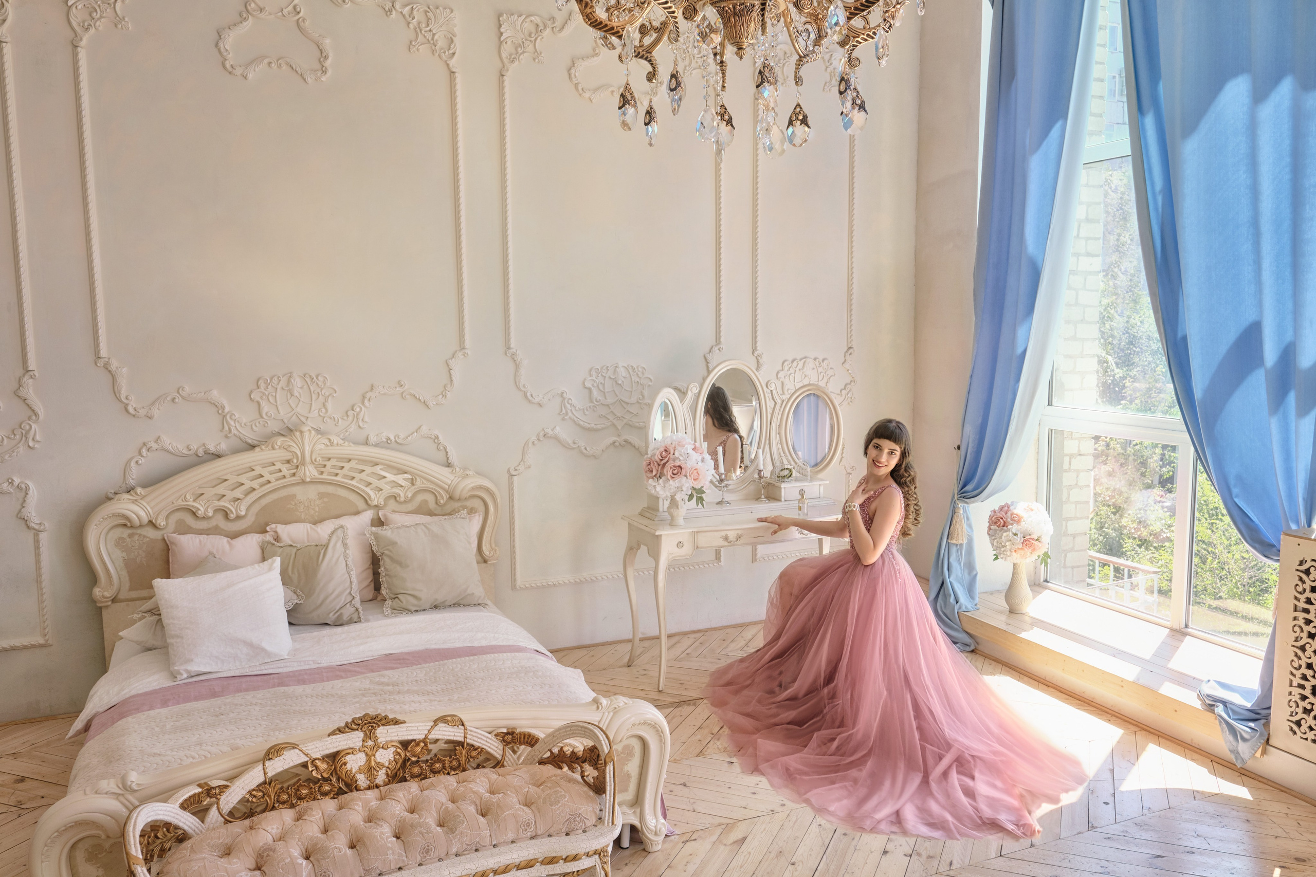 Фотосессия девушки в Самаре с макияжем и одеждой