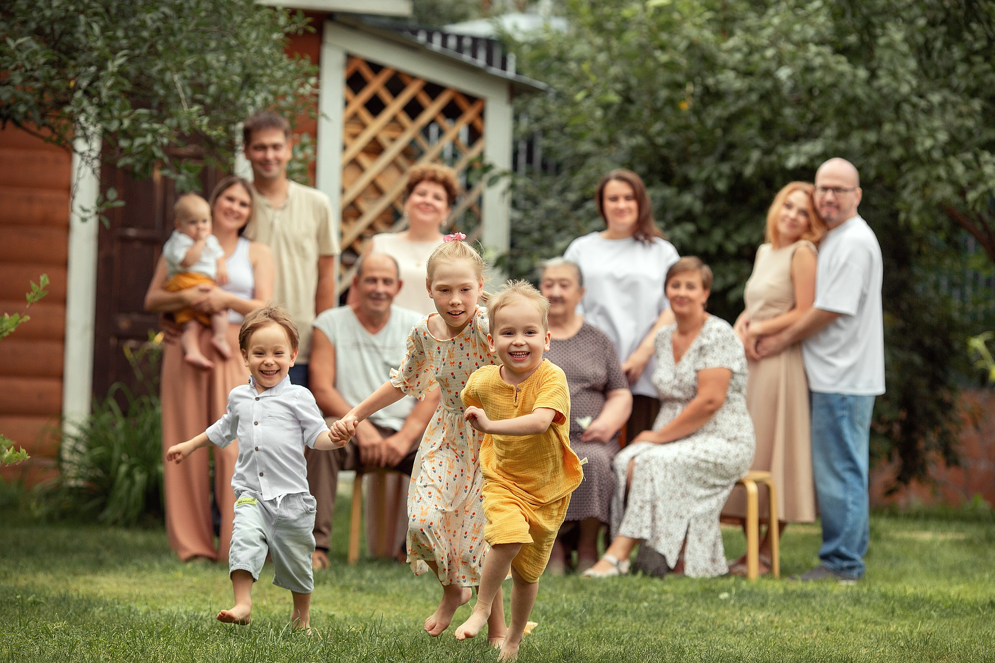 Фотосессия большой семьи. Tatyana Nadezhdina Family photographer