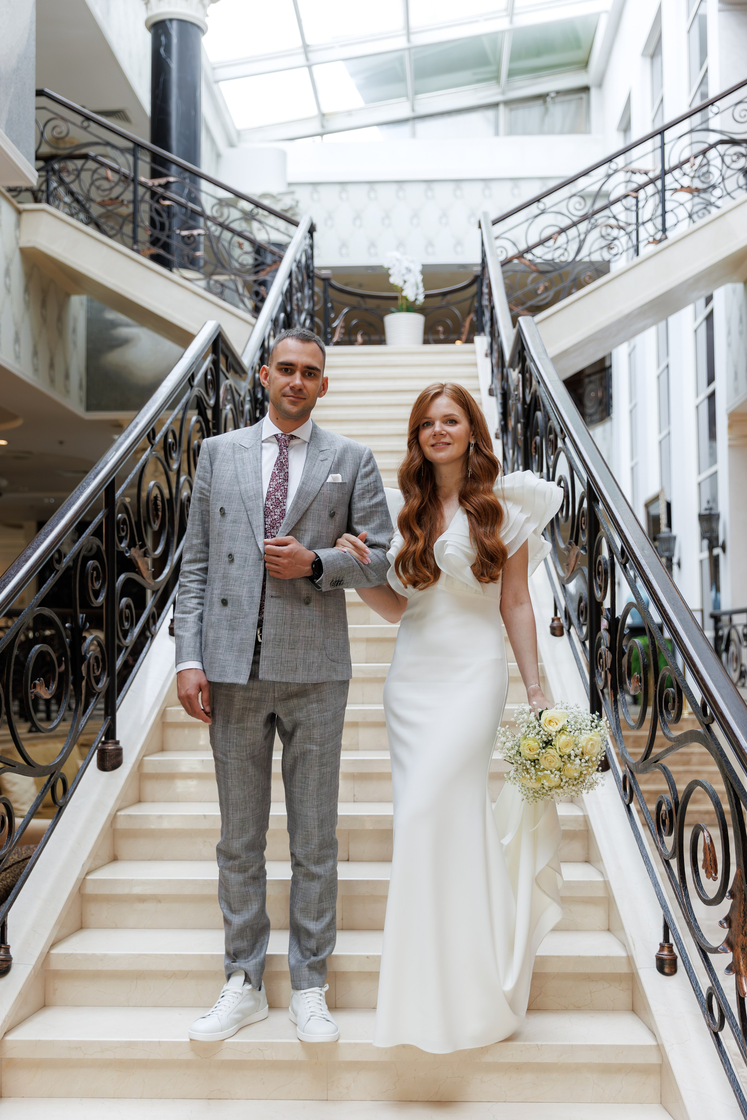 Свадебная фотосессия и сборы в отеле Милан (м. Домодедовская). Свадебный фотограф Москва и МО Сергей Киржаев