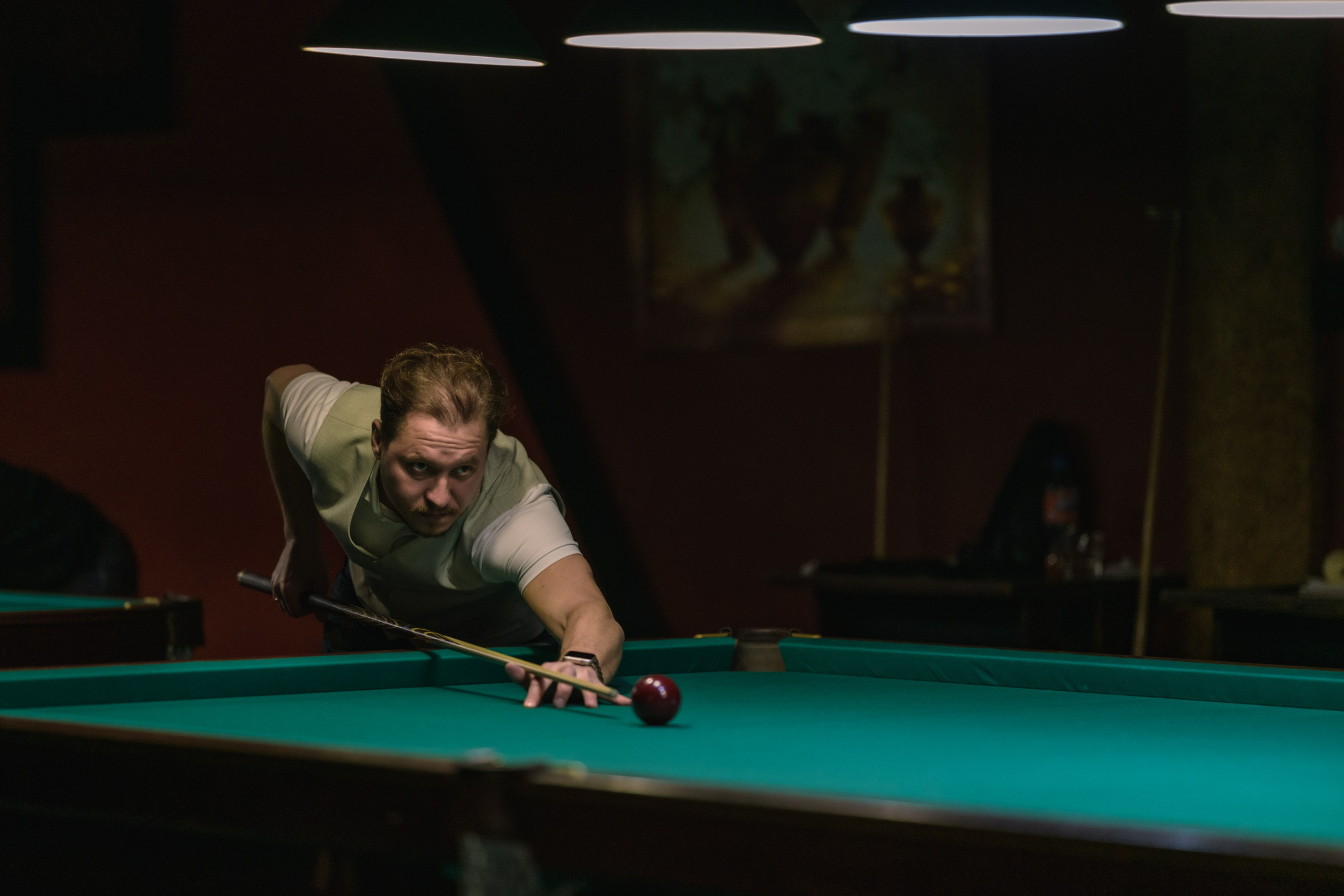 Бильярд МНПЗ. Репортажный фотограф Владимир Беляй