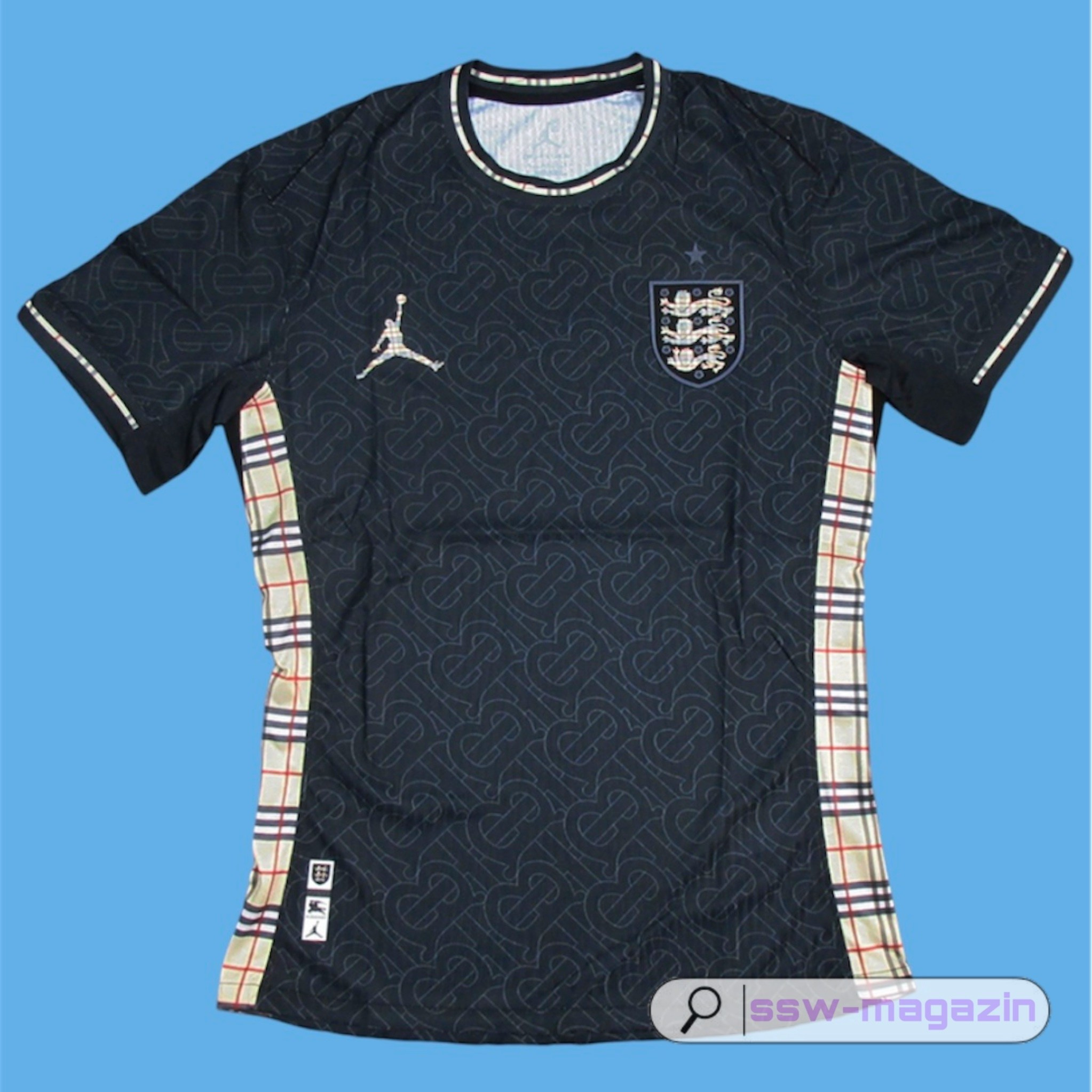 Футболка сборной Англии Burberry 2024-2025 купить. Футбольный магазин — ssw_magazin