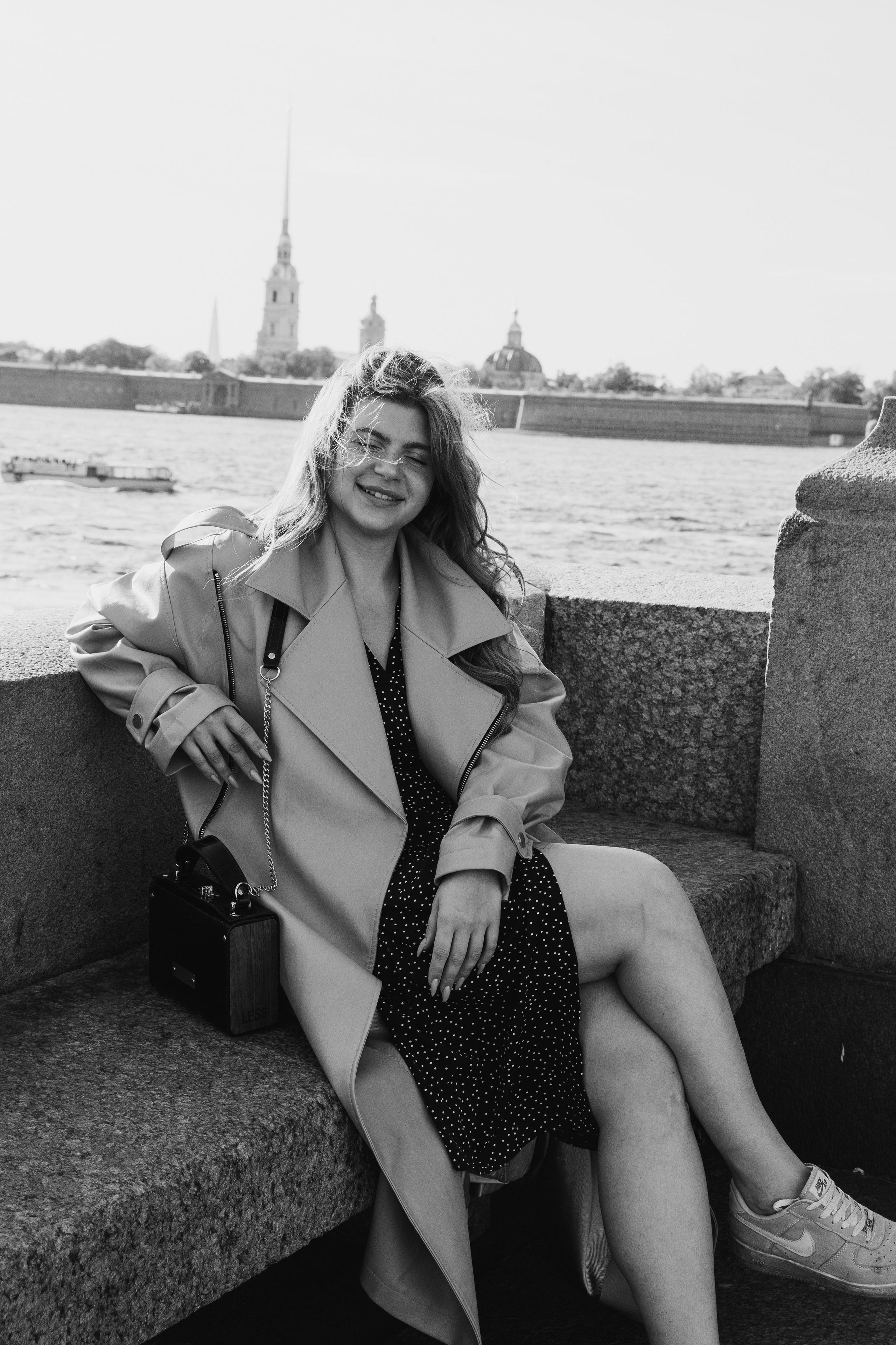 Ксения на Питерских крышах. Фотограф в Мурманске, Североморске и Санкт-Петербурге Валерия Козлова