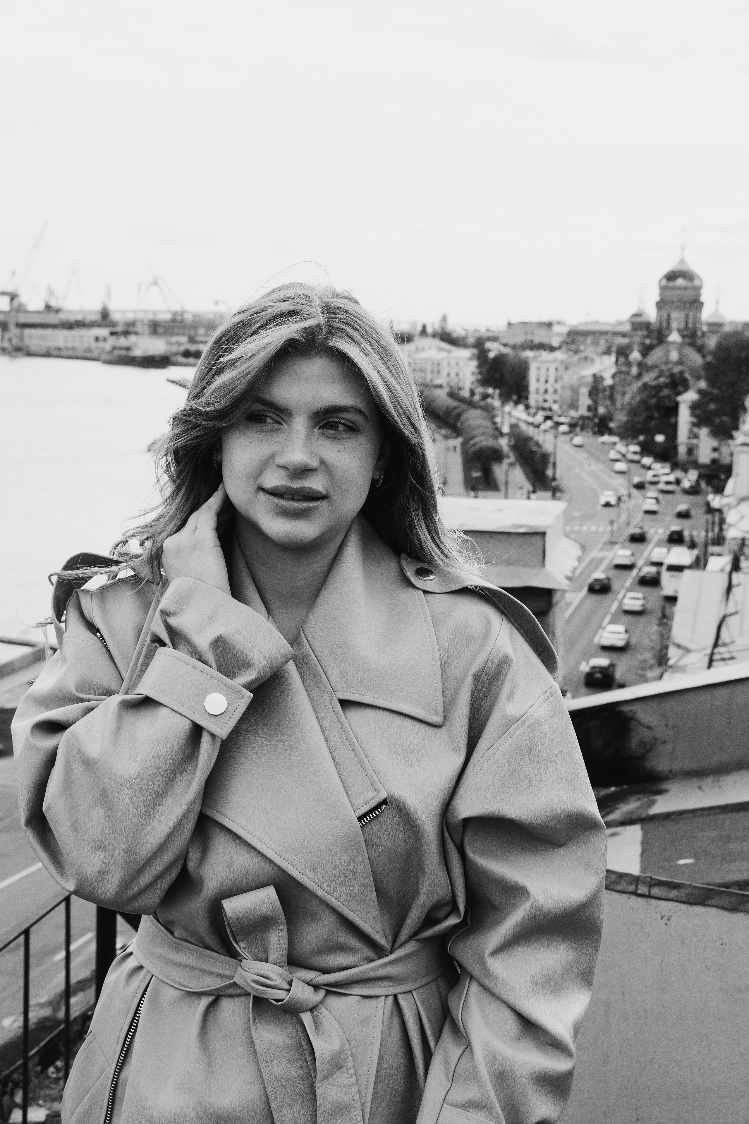 Ксения на Питерских крышах. Фотограф в Мурманске, Североморске и Санкт-Петербурге Валерия Козлова