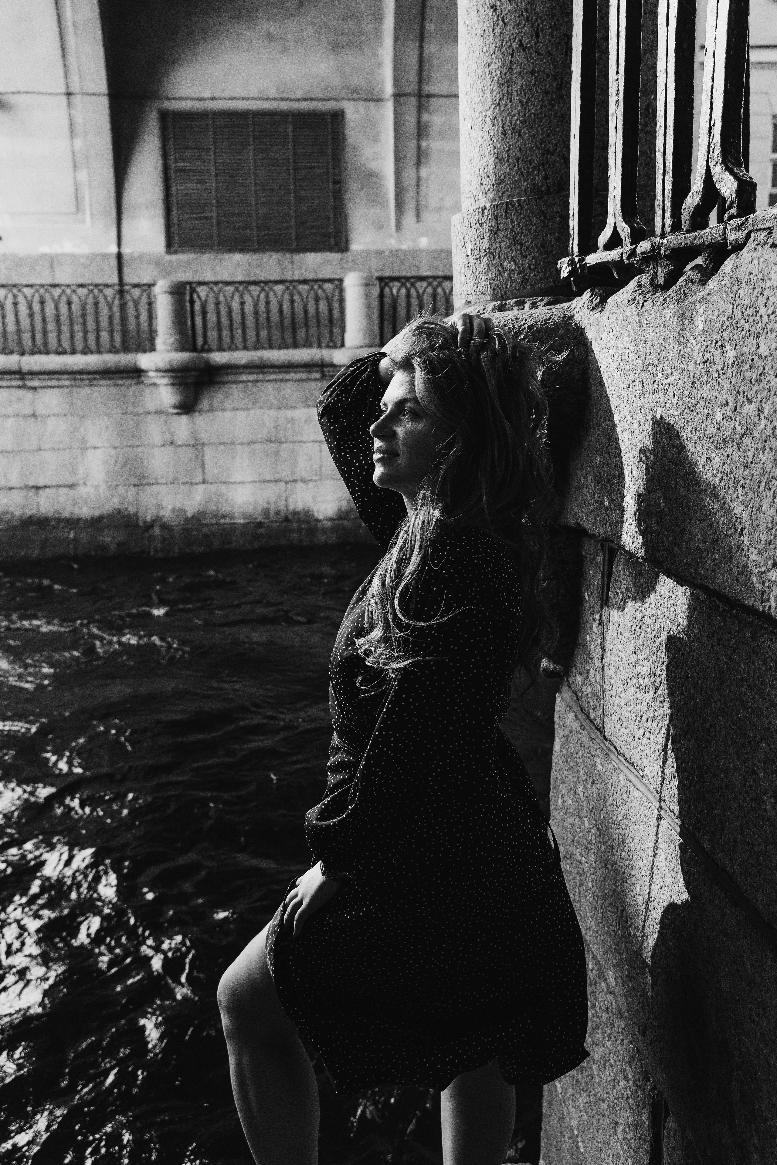 Ксения на Питерских крышах. Фотограф в Мурманске, Североморске и Санкт-Петербурге Валерия Козлова