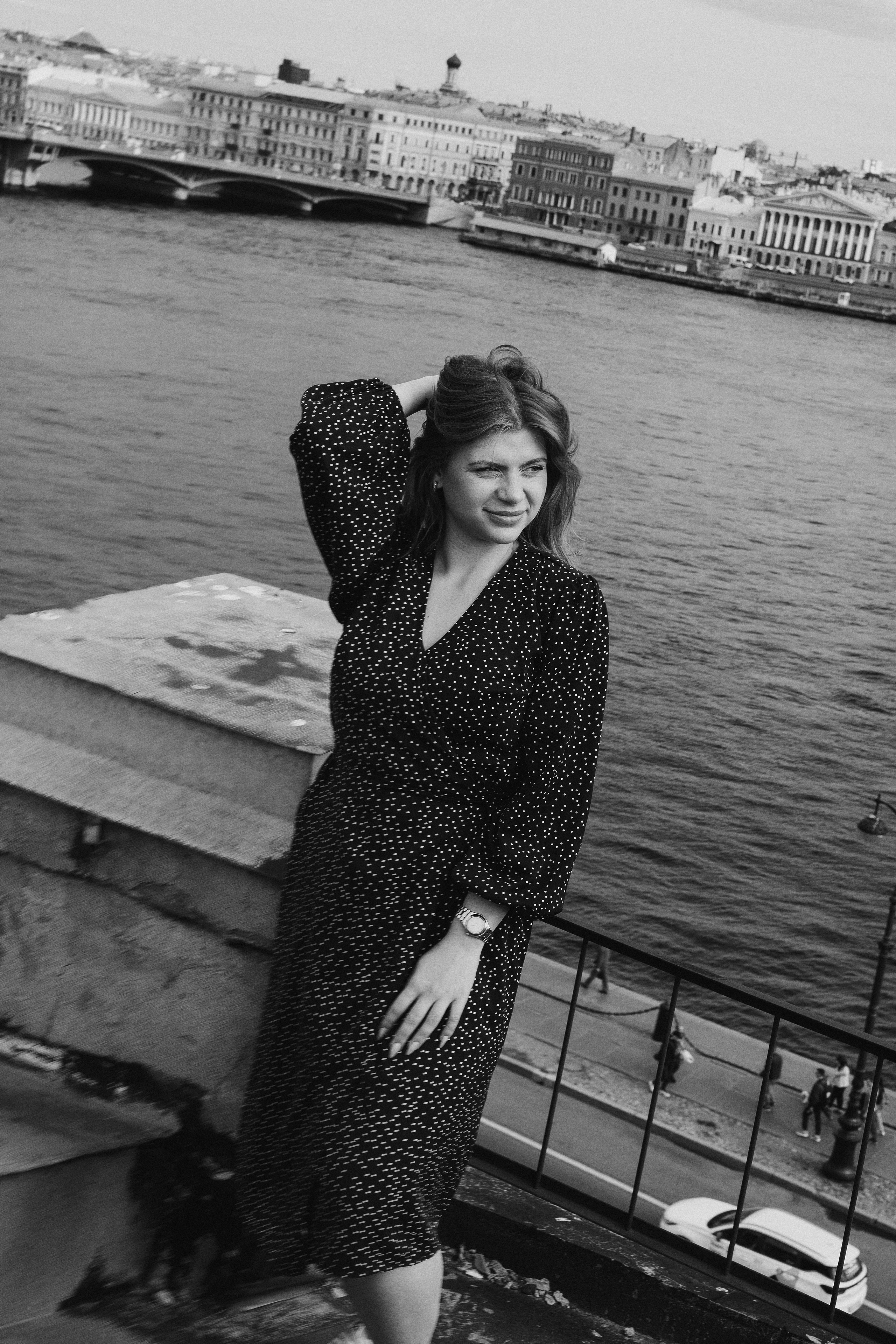 Ксения на Питерских крышах. Фотограф в Мурманске, Североморске и Санкт-Петербурге Валерия Козлова